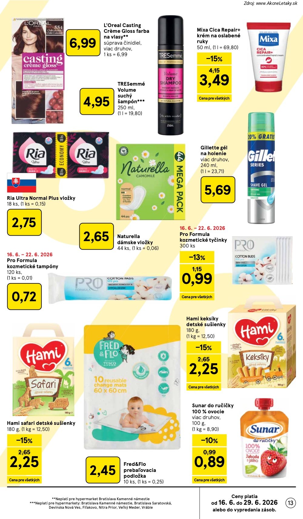 Leták Tesco (17. 6. - 23. 6. 2026) - strana 13 z 58