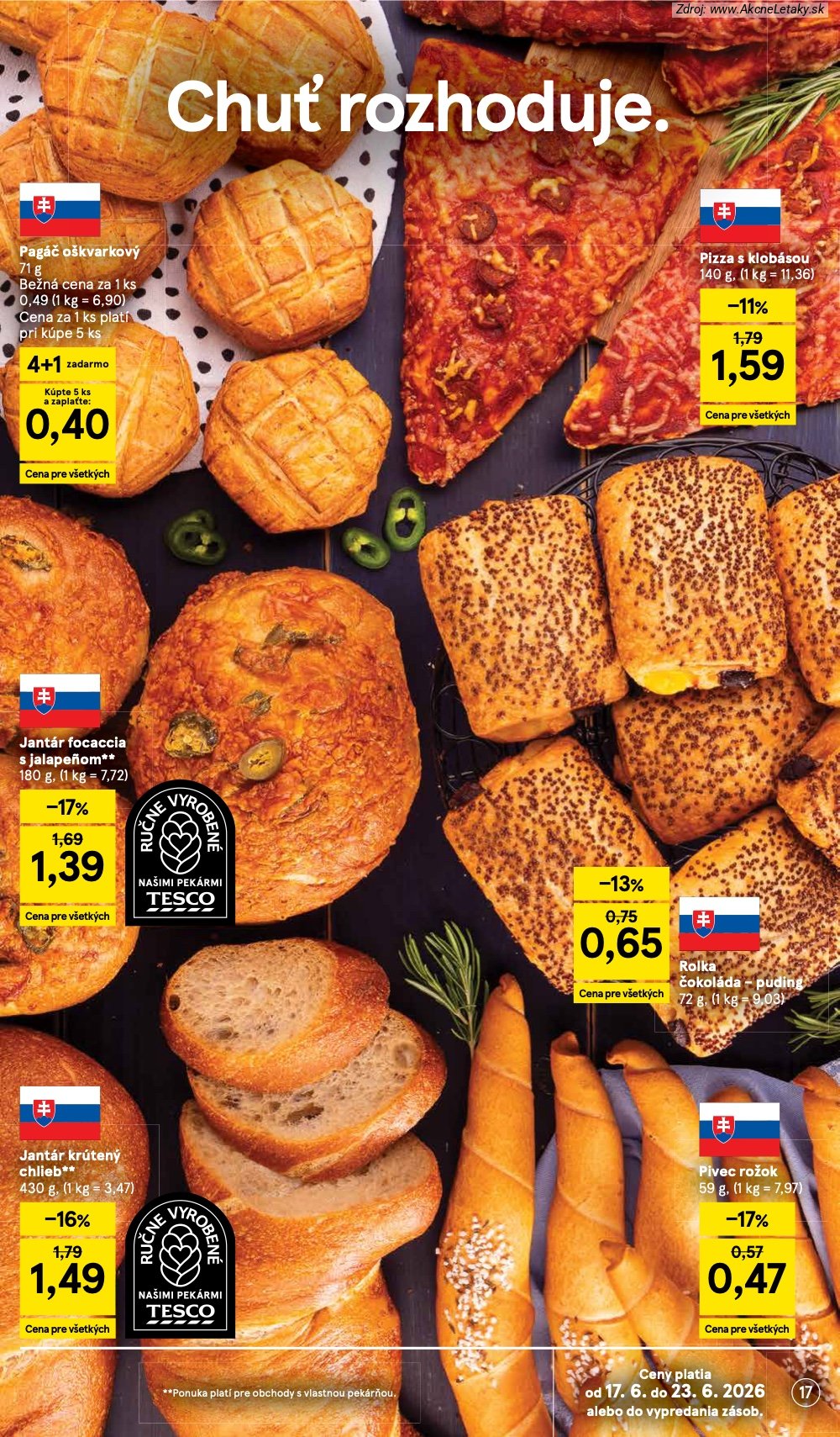 Leták Tesco (17. 6. - 23. 6. 2026) - strana 17 z 58
