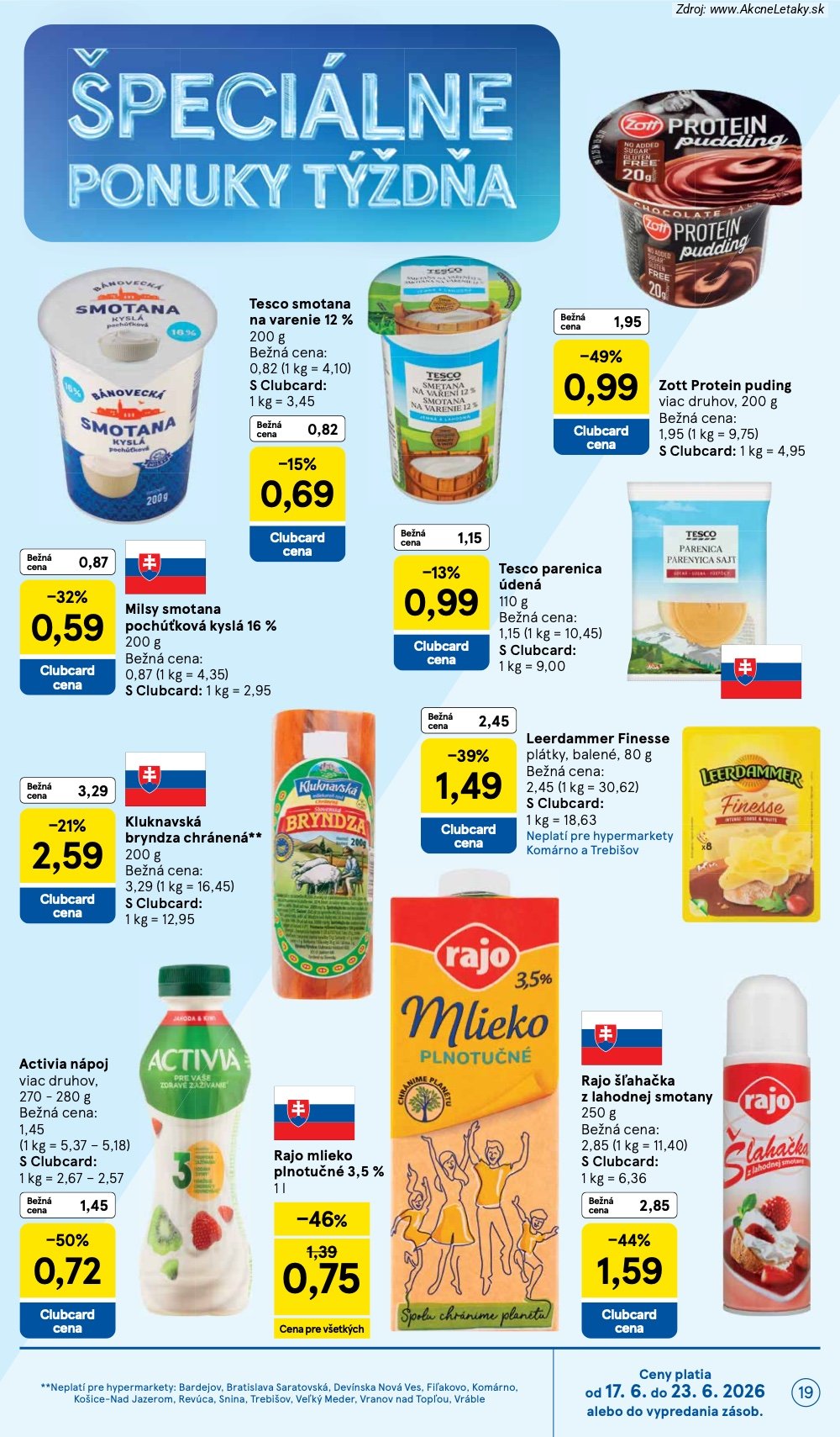 Leták Tesco (17. 6. - 23. 6. 2026) - strana 19 z 58