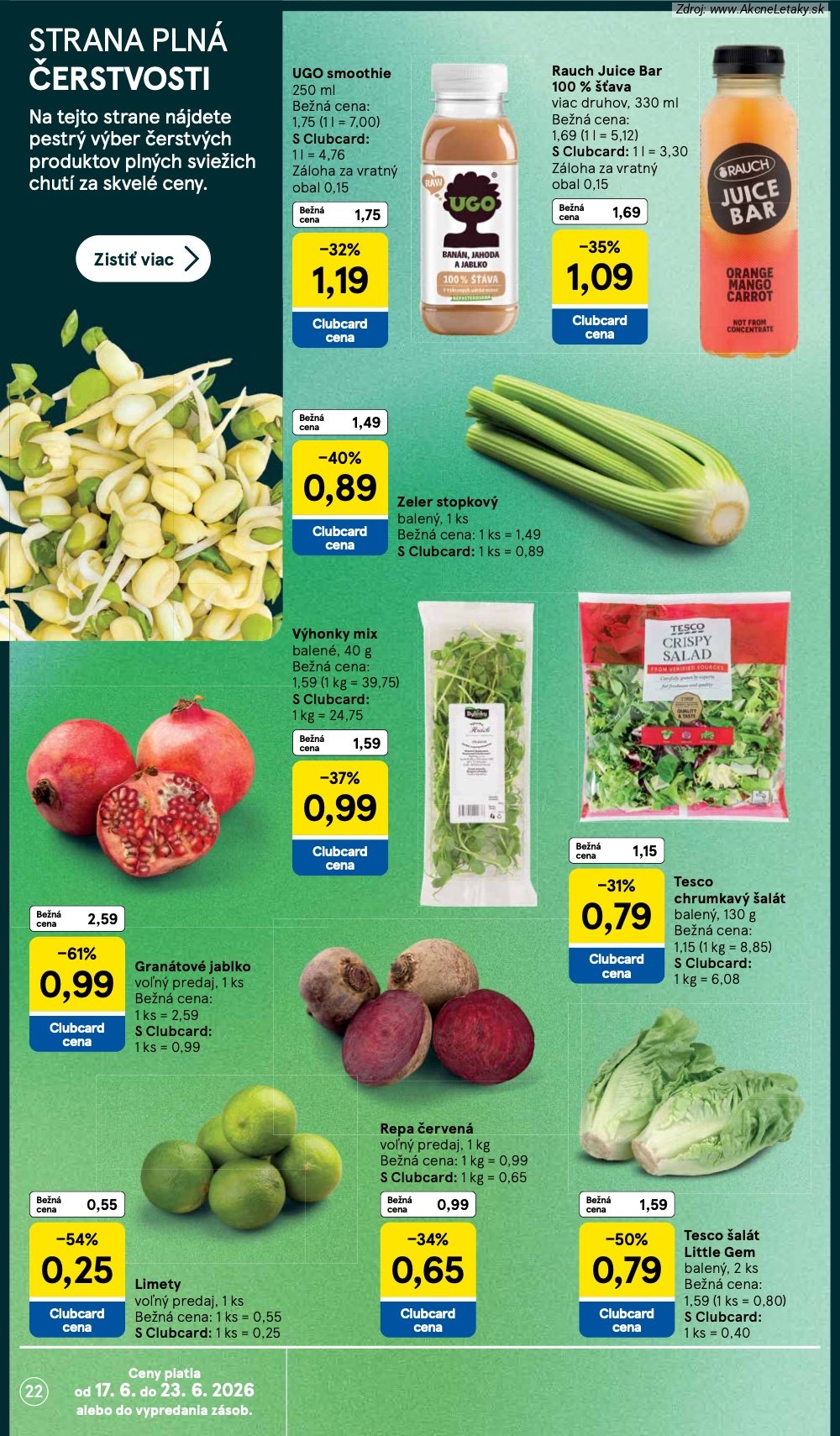 Leták Tesco (17. 6. - 23. 6. 2026) - strana 22 z 58