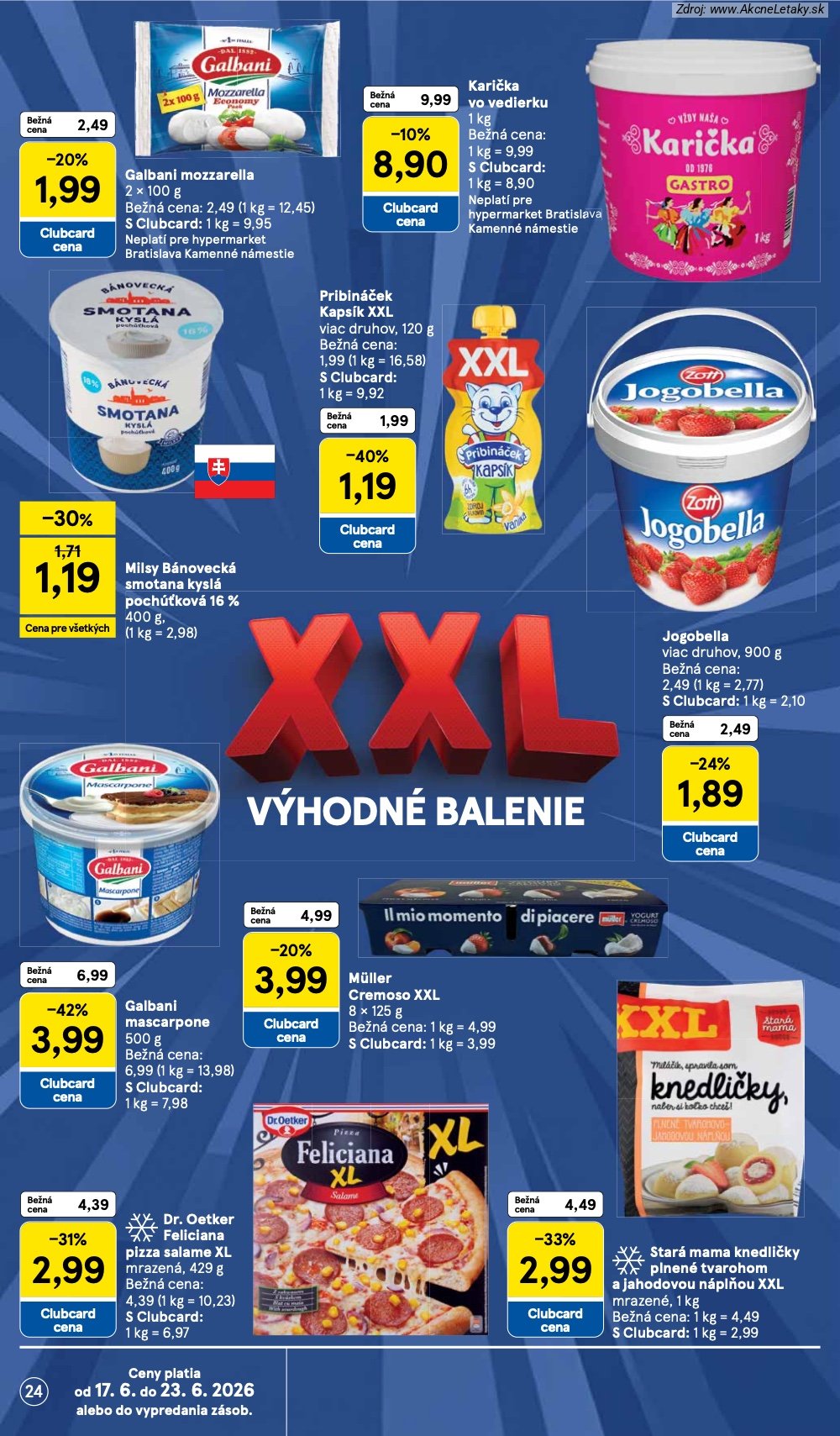 Leták Tesco (17. 6. - 23. 6. 2026) - strana 24 z 58