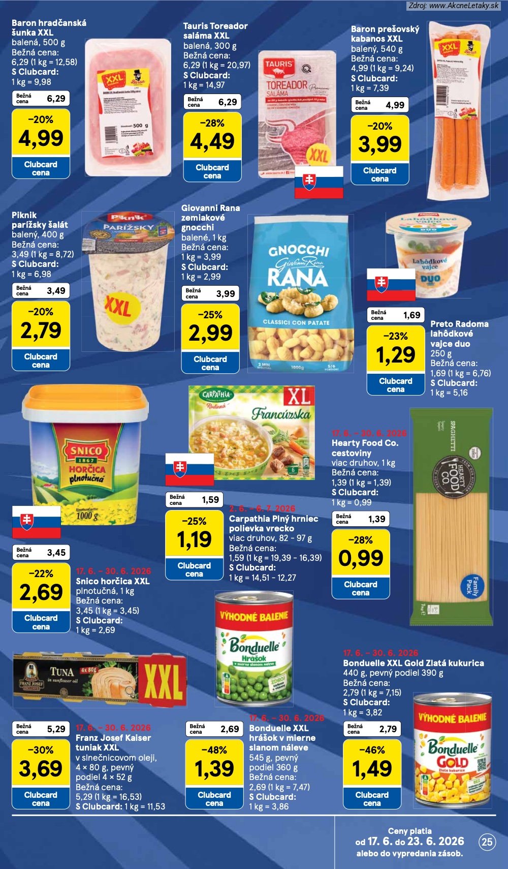 Leták Tesco (17. 6. - 23. 6. 2026) - strana 25 z 58