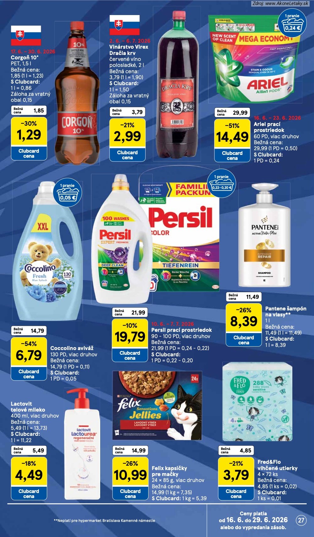 Leták Tesco (17. 6. - 23. 6. 2026) - strana 27 z 58
