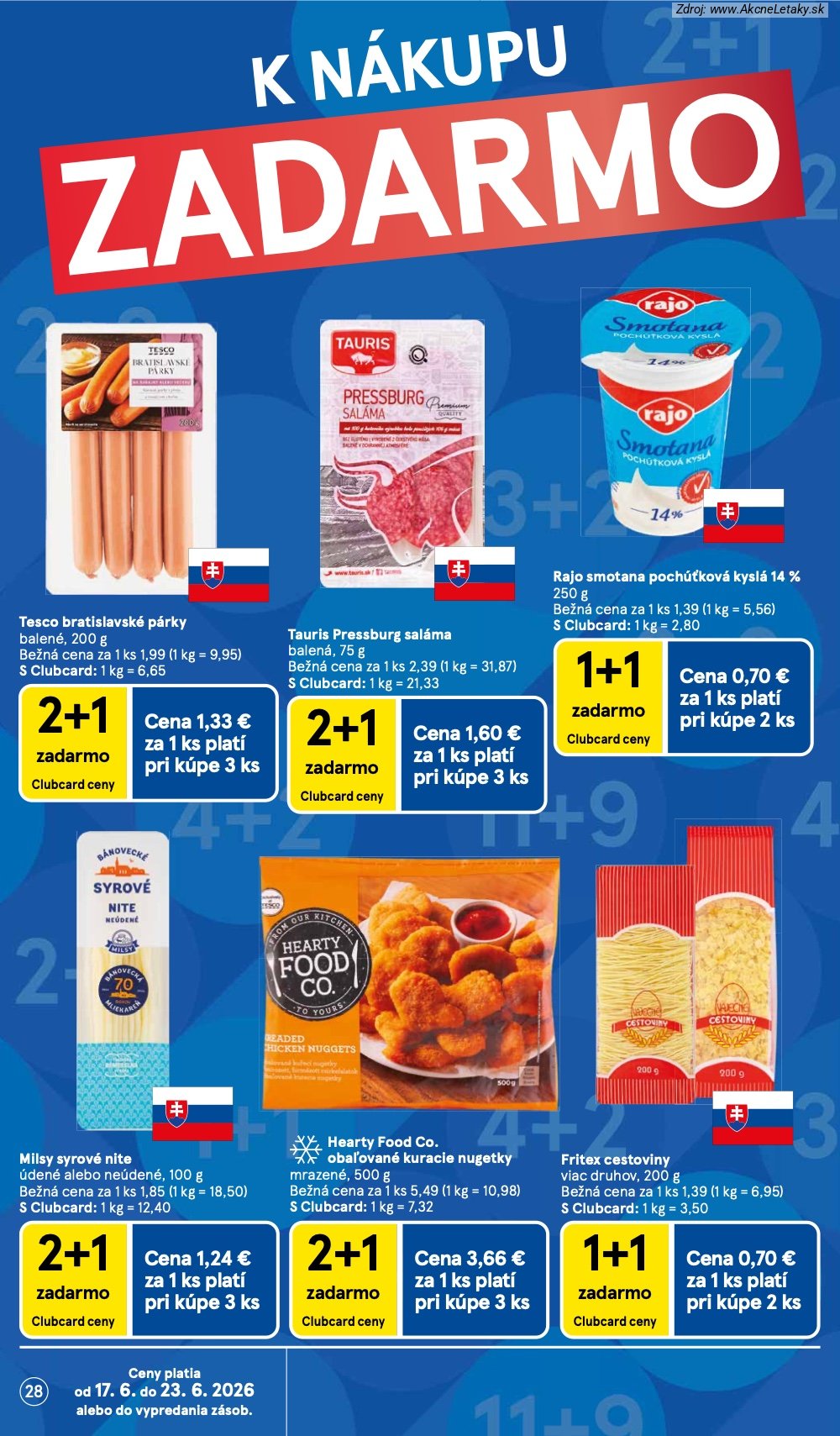 Leták Tesco (17. 6. - 23. 6. 2026) - strana 28 z 58