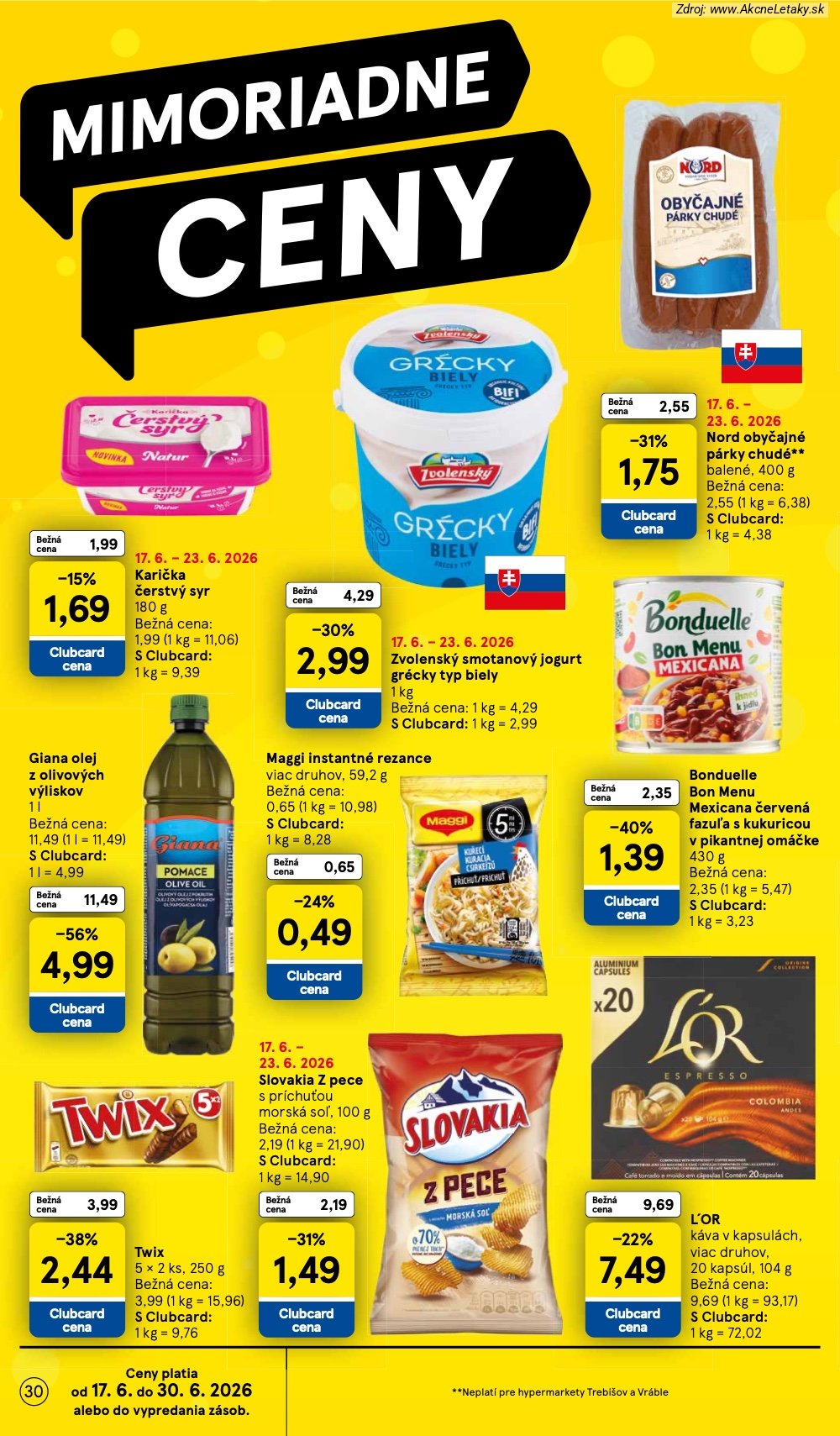 Leták Tesco (17. 6. - 23. 6. 2026) - strana 30 z 58