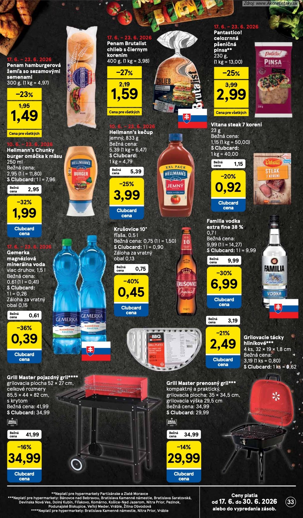 Leták Tesco (17. 6. - 23. 6. 2026) - strana 33 z 58