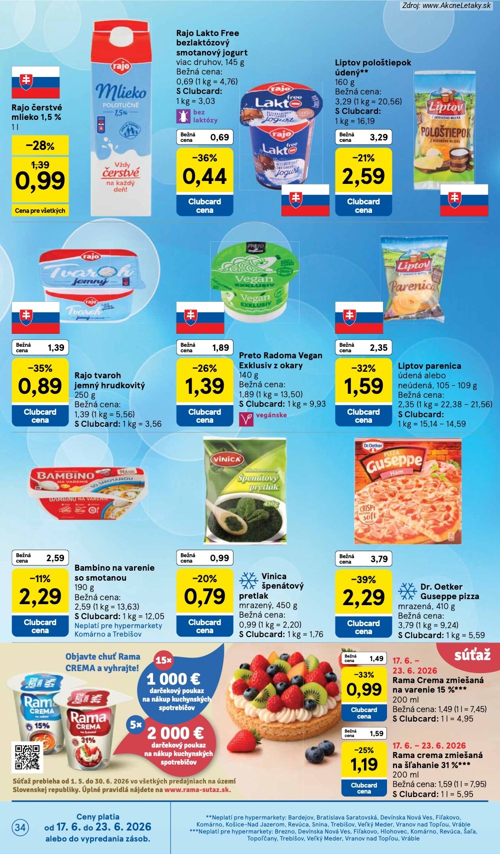 Leták Tesco (17. 6. - 23. 6. 2026) - strana 34 z 58