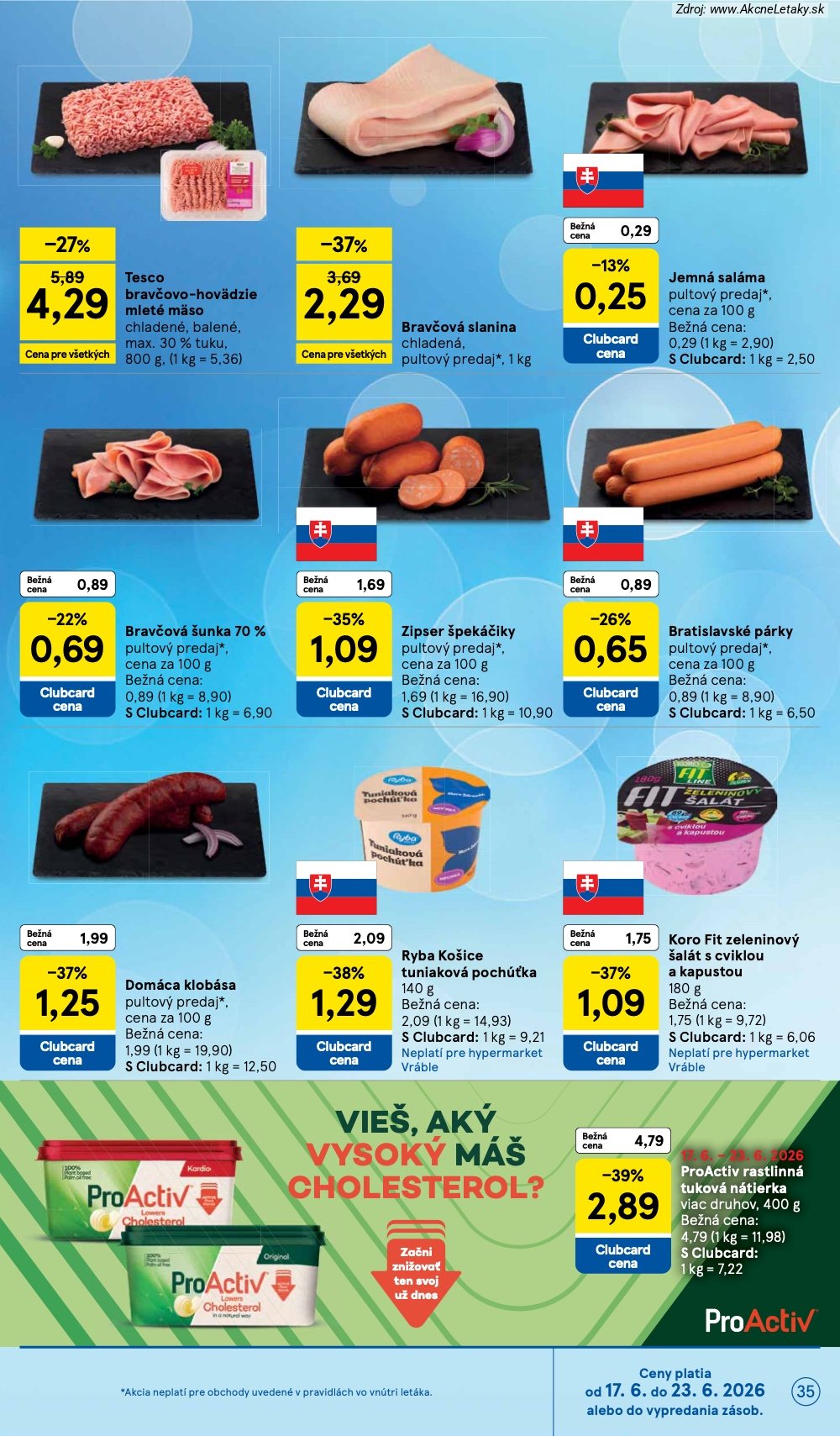 Leták Tesco (17. 6. - 23. 6. 2026) - strana 35 z 58