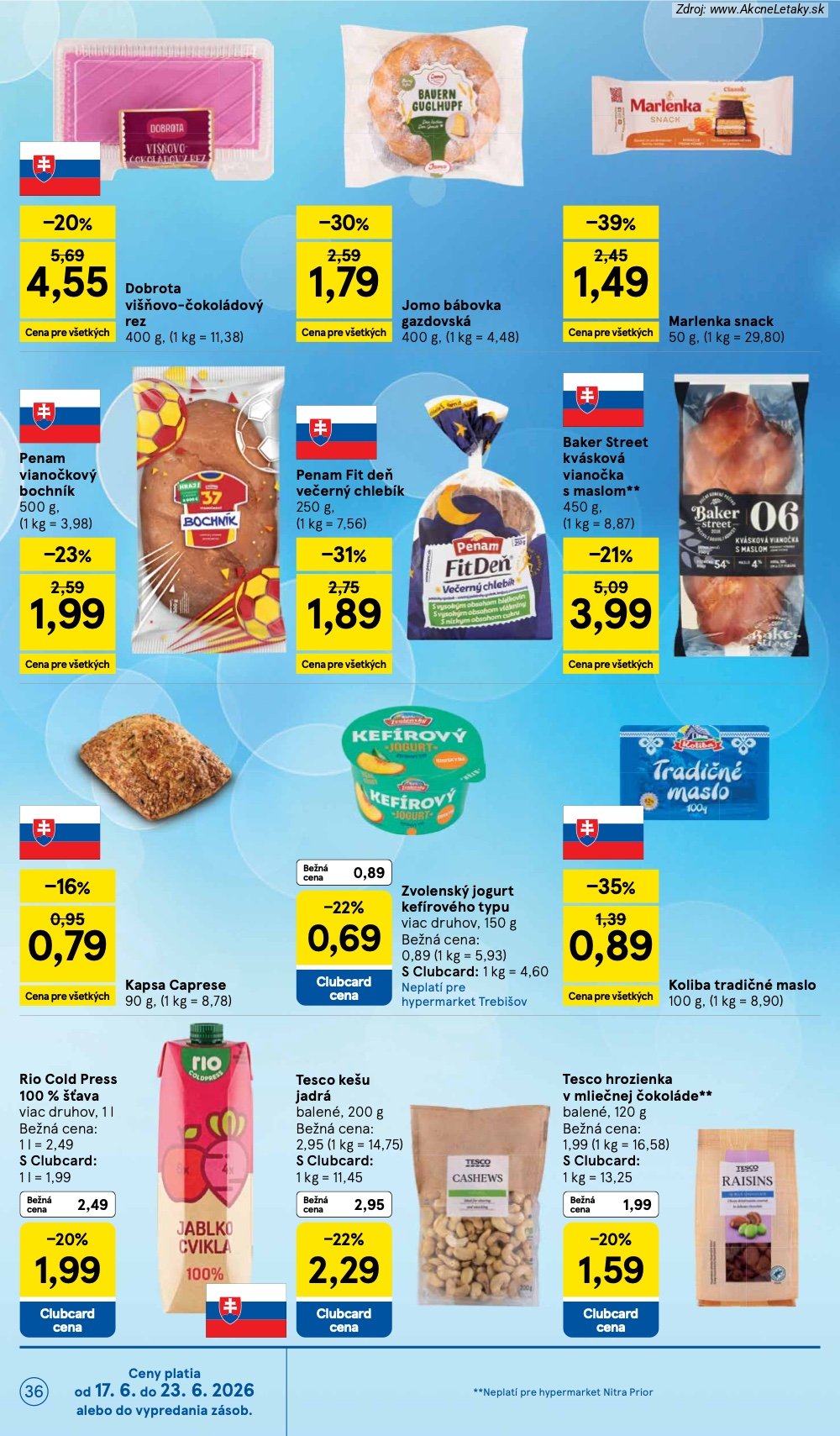 Leták Tesco (17. 6. - 23. 6. 2026) - strana 36 z 58
