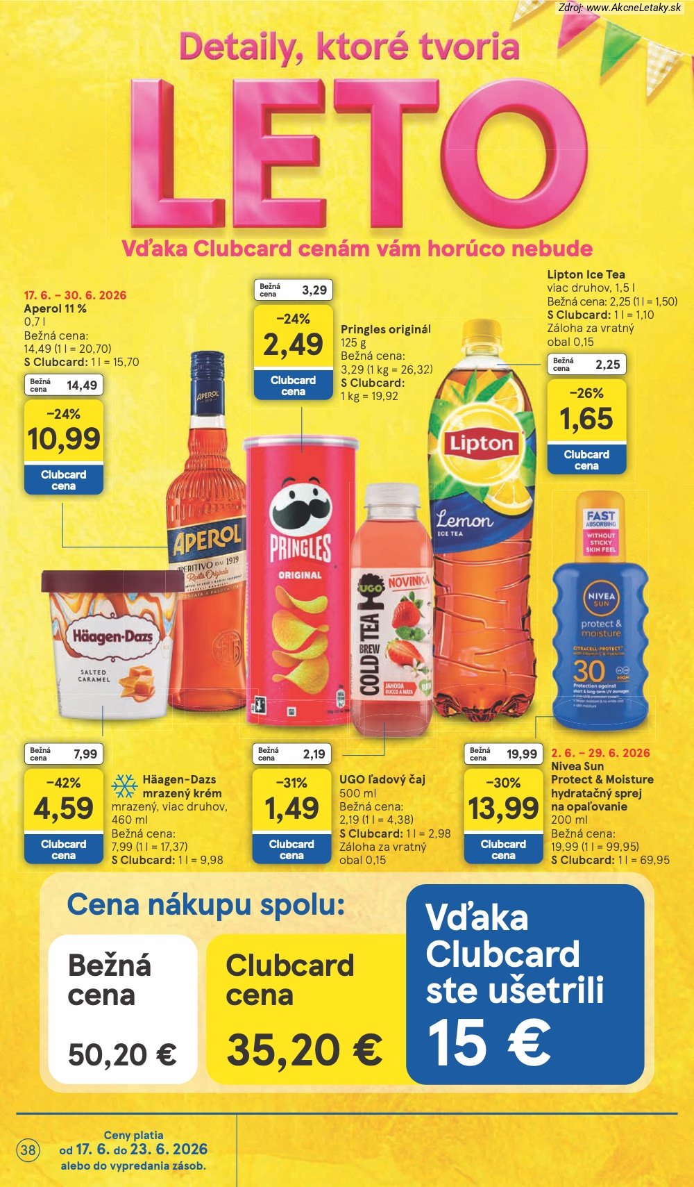 Leták Tesco (17. 6. - 23. 6. 2026) - strana 38 z 58