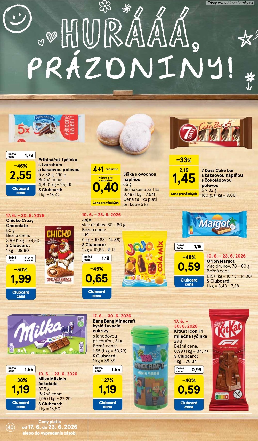 Leták Tesco (17. 6. - 23. 6. 2026) - strana 40 z 58