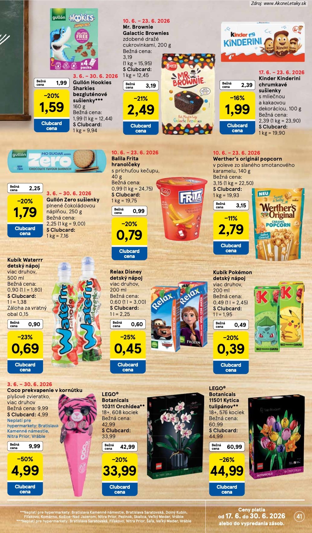 Leták Tesco (17. 6. - 23. 6. 2026) - strana 41 z 58