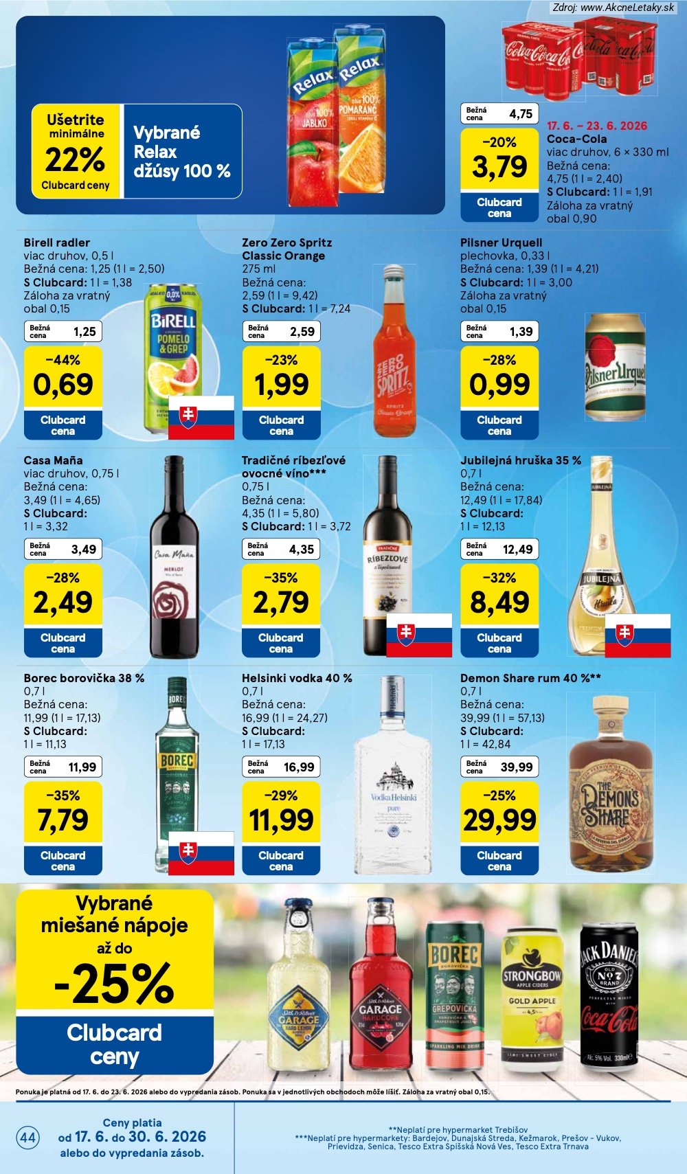 Leták Tesco (17. 6. - 23. 6. 2026) - strana 44 z 58