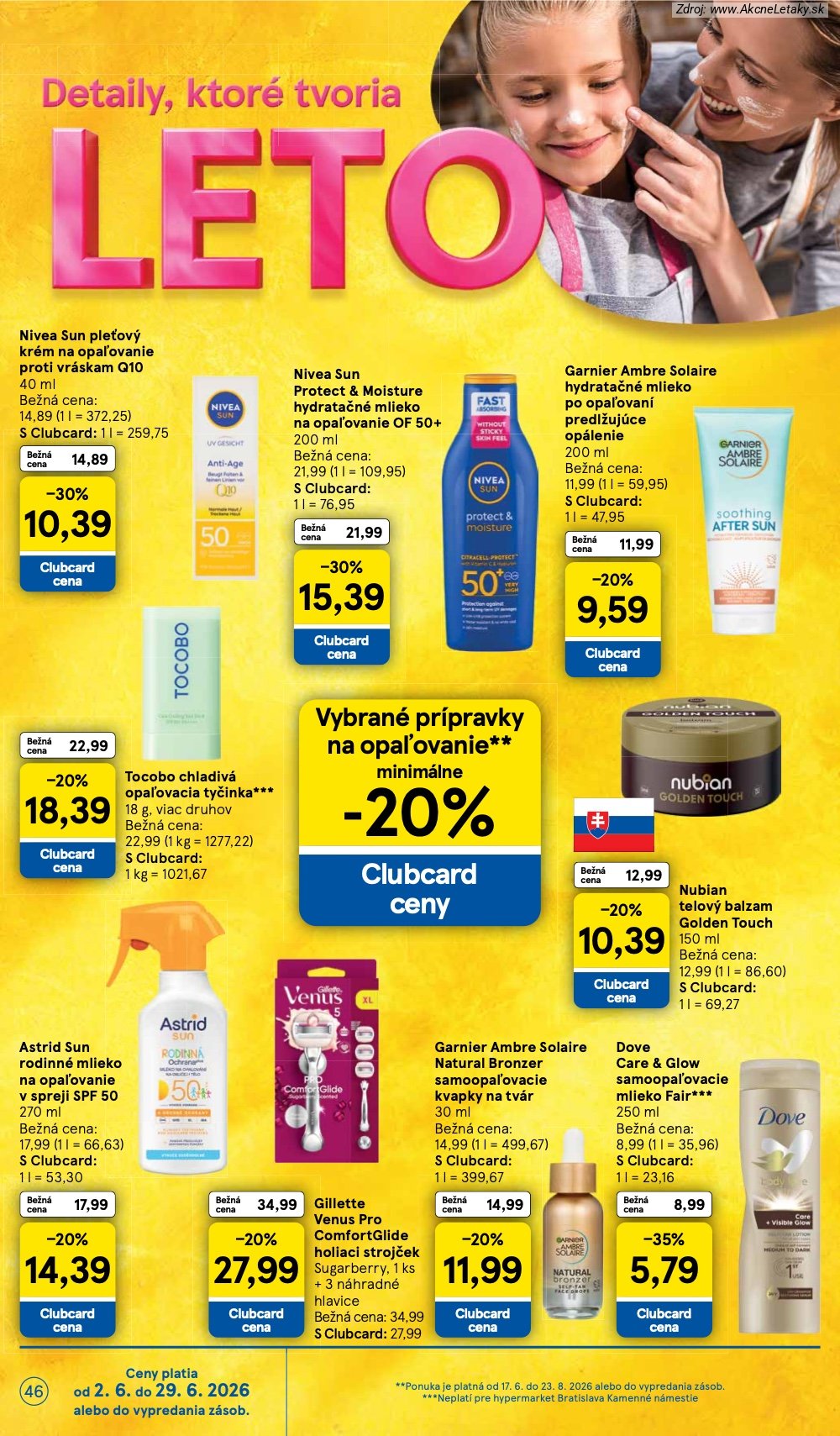 Leták Tesco (17. 6. - 23. 6. 2026) - strana 46 z 58