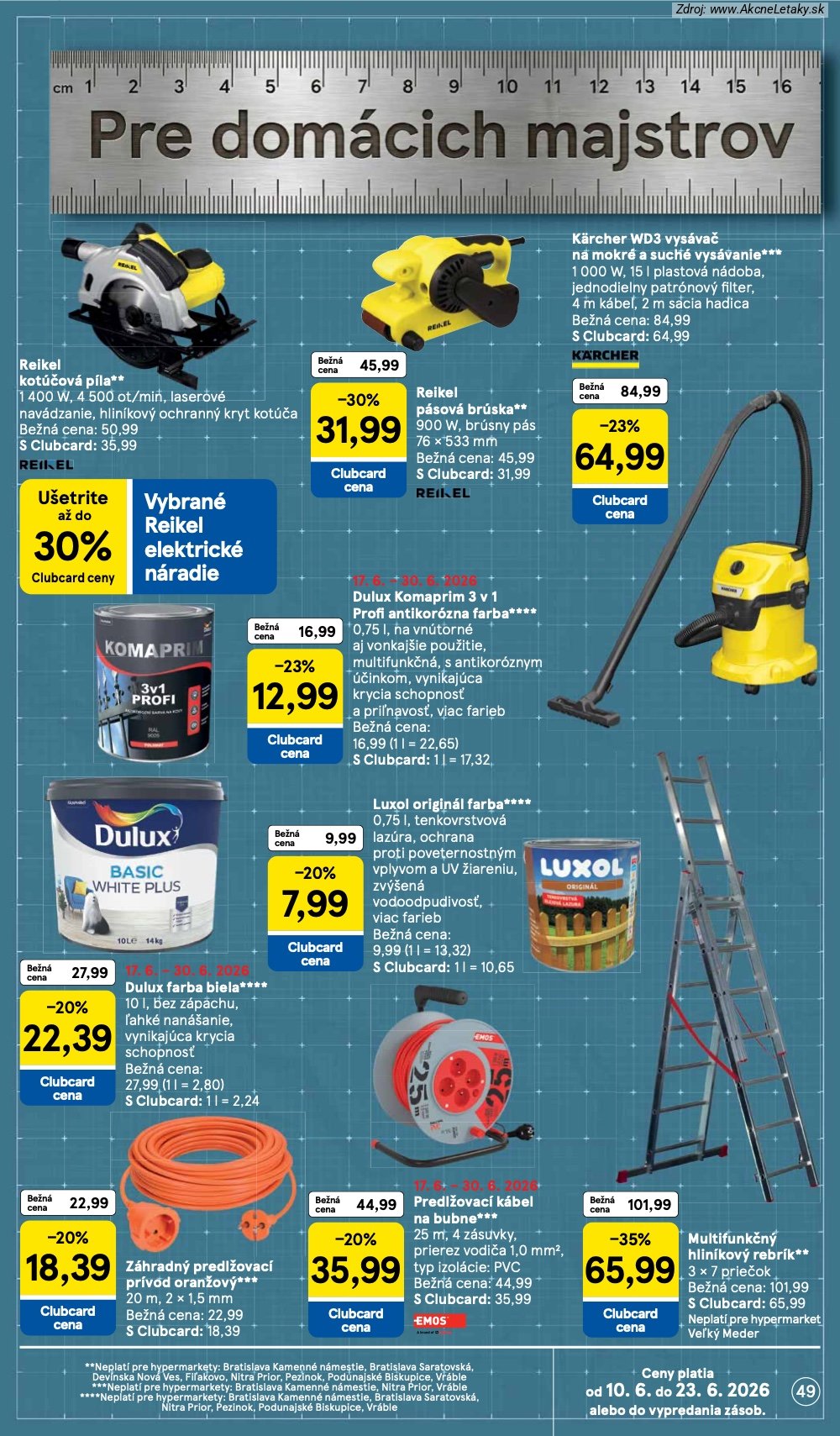 Leták Tesco (17. 6. - 23. 6. 2026) - strana 49 z 58