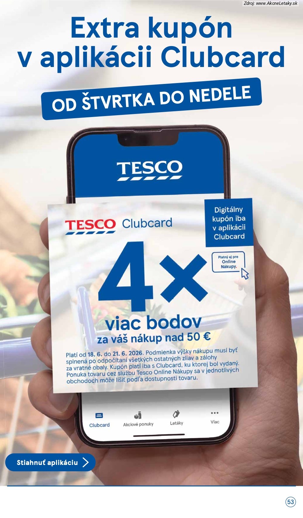 Leták Tesco (17. 6. - 23. 6. 2026) - strana 53 z 58