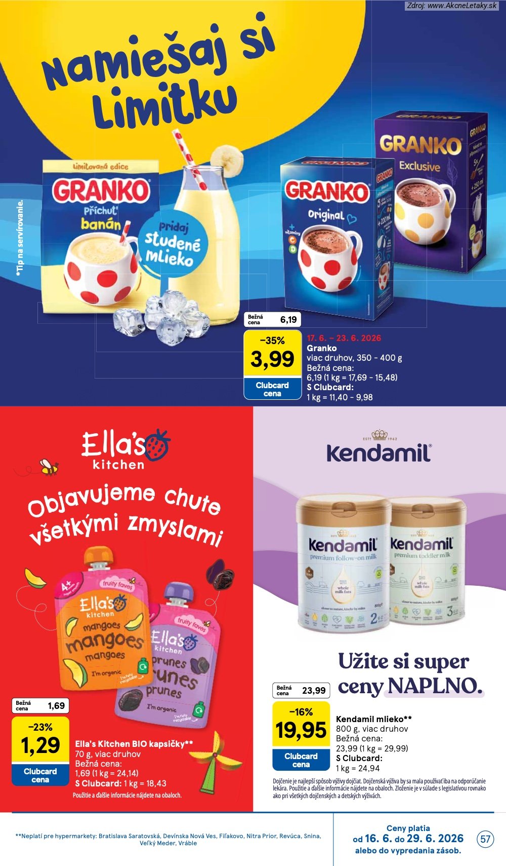 Leták Tesco (17. 6. - 23. 6. 2026) - strana 57 z 58