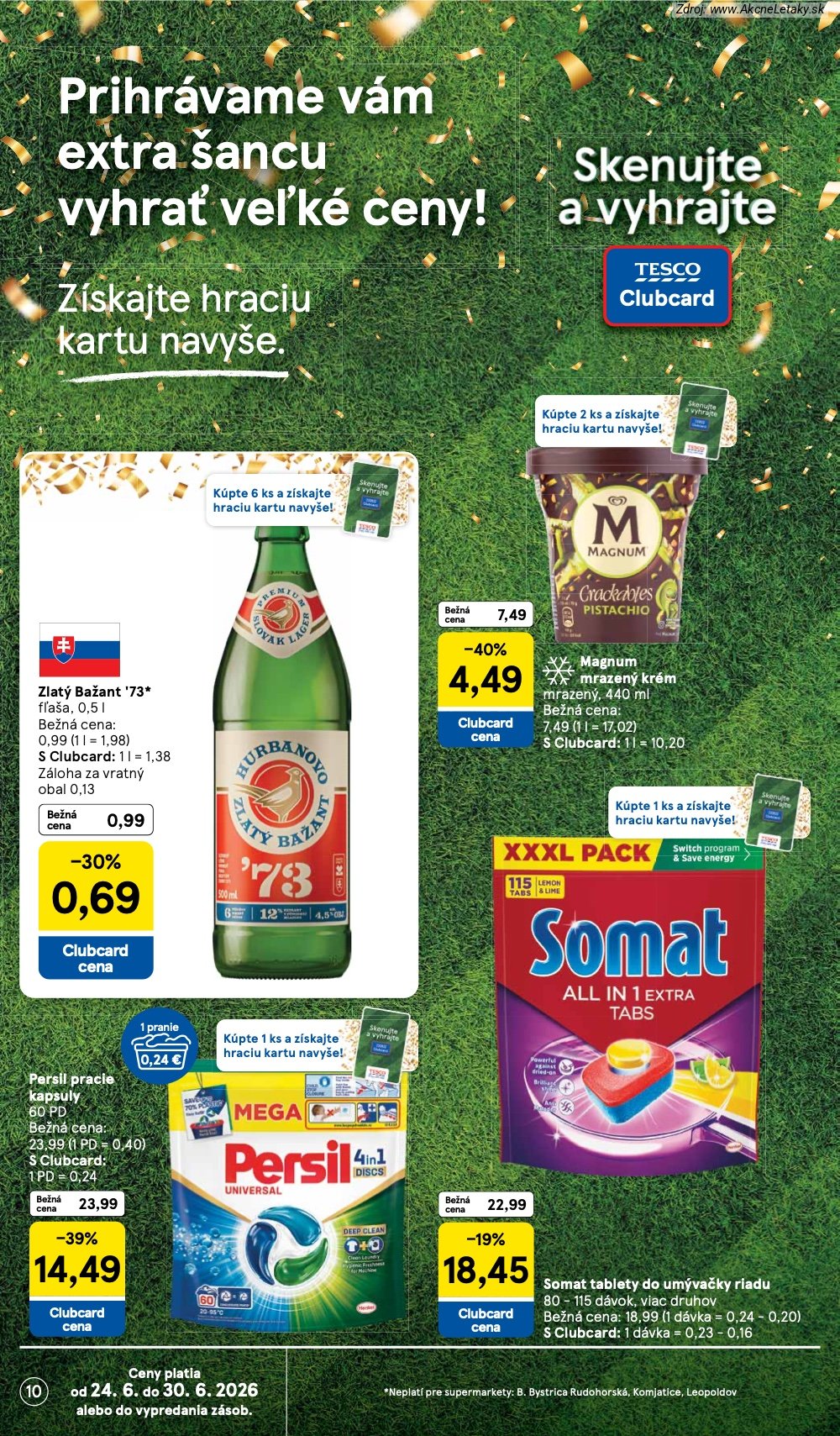 Leták Tesco (24. 6. - 30. 6. 2026) - strana 10 z 33