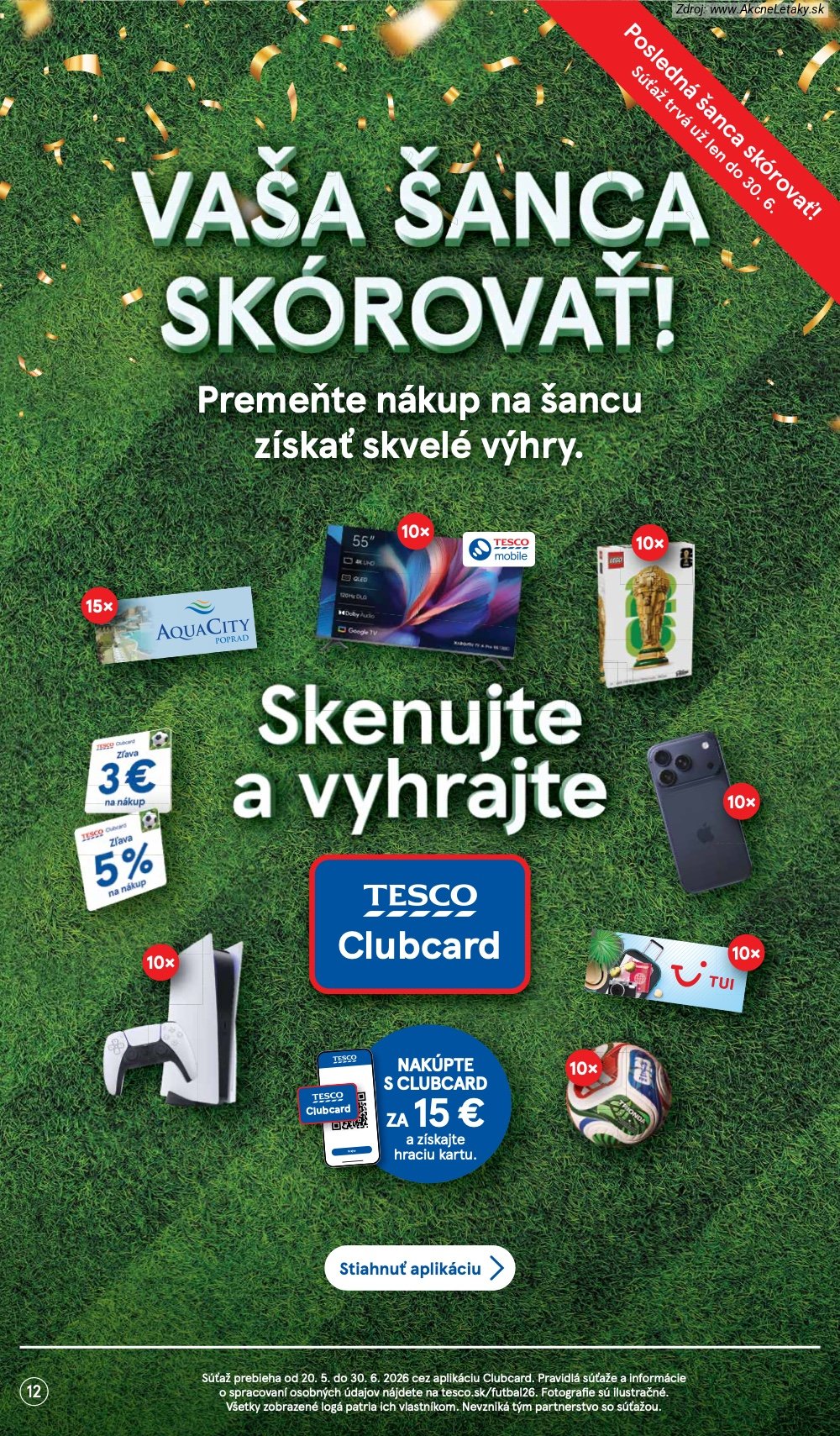 Leták Tesco (24. 6. - 30. 6. 2026) - strana 12 z 33
