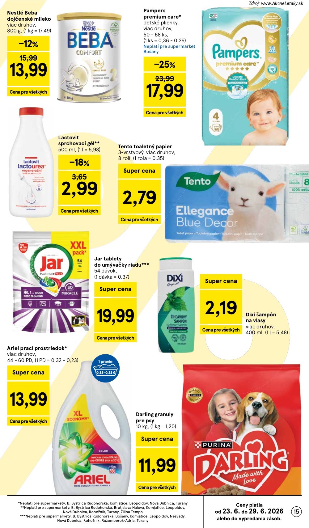 Leták Tesco (24. 6. - 30. 6. 2026) - strana 15 z 33