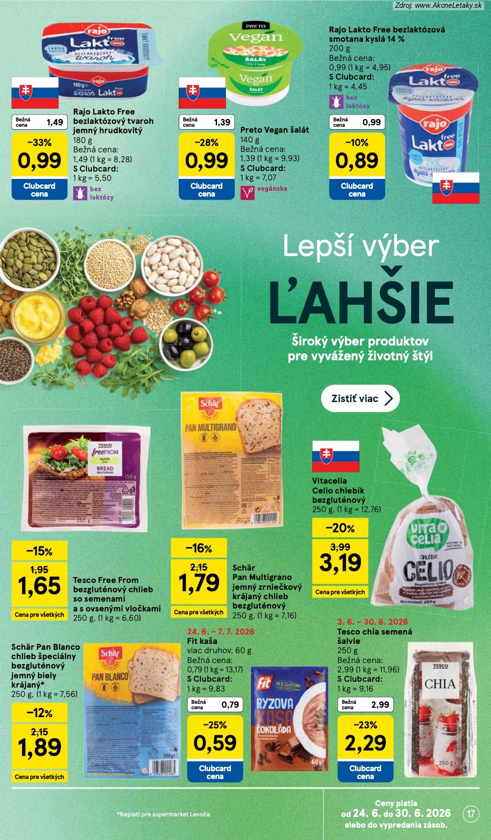 Leták Tesco (24. 6. - 30. 6. 2026) - strana 17 z 33