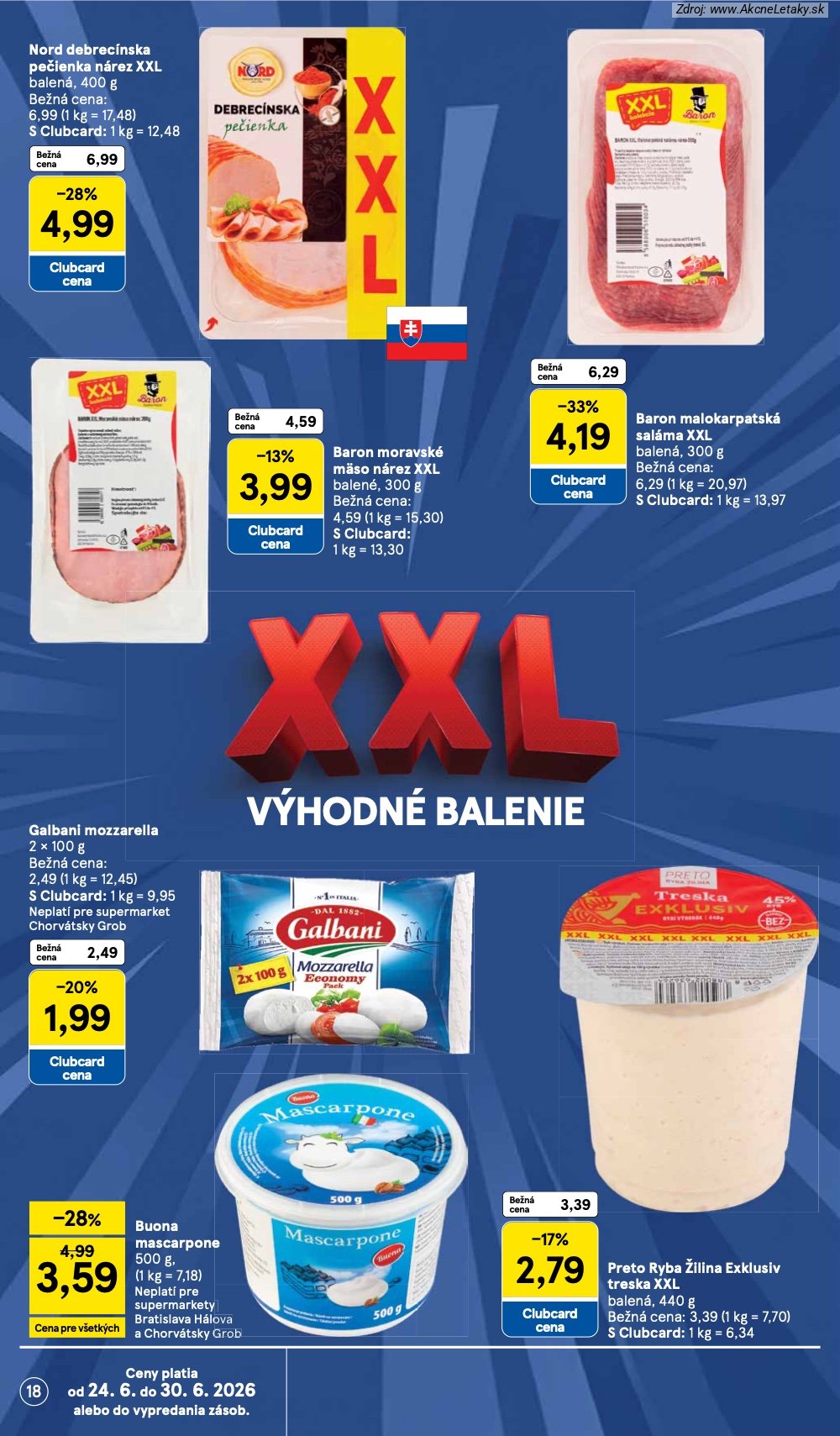 Leták Tesco (24. 6. - 30. 6. 2026) - strana 18 z 33