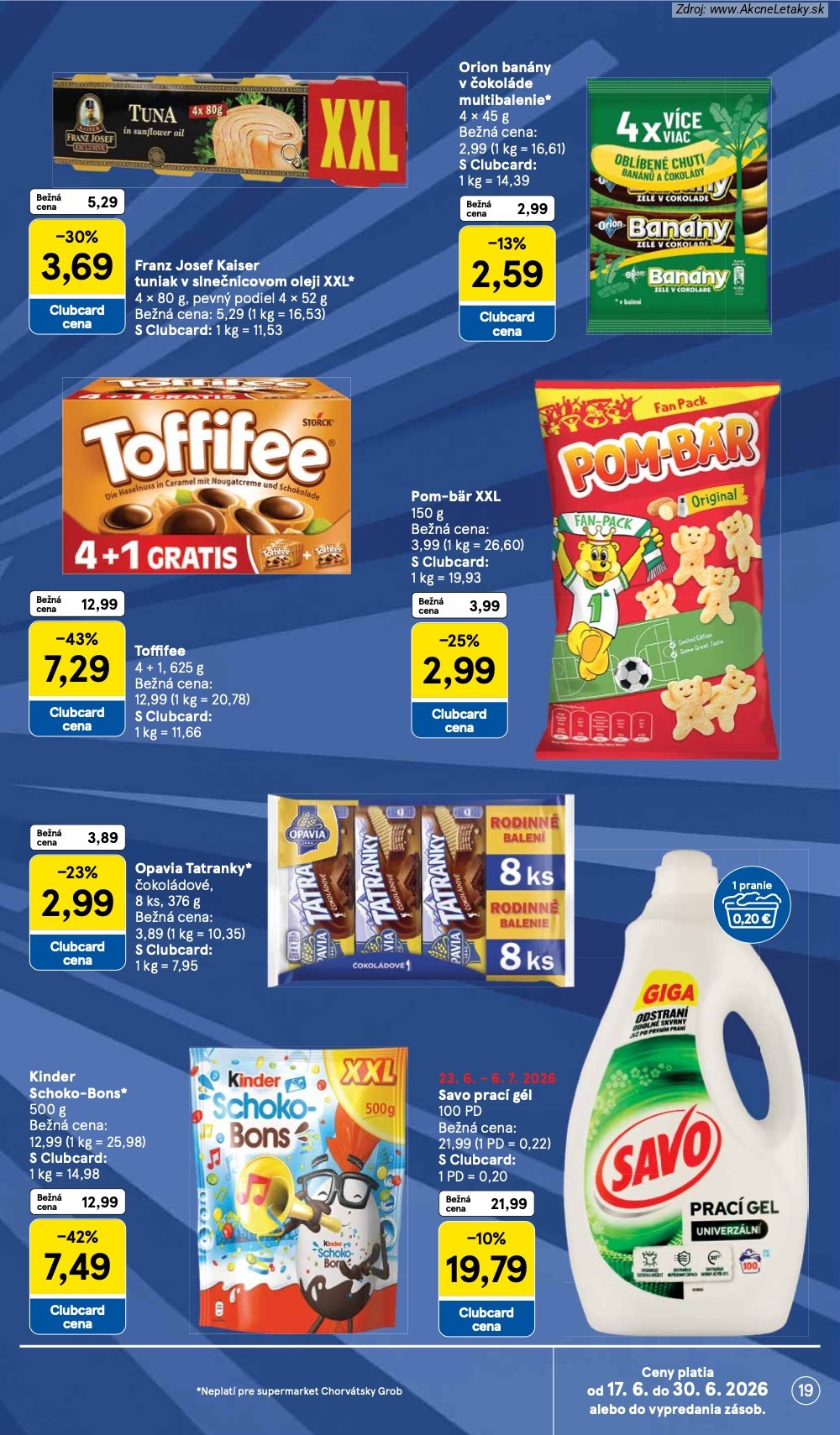 Leták Tesco (24. 6. - 30. 6. 2026) - strana 19 z 33