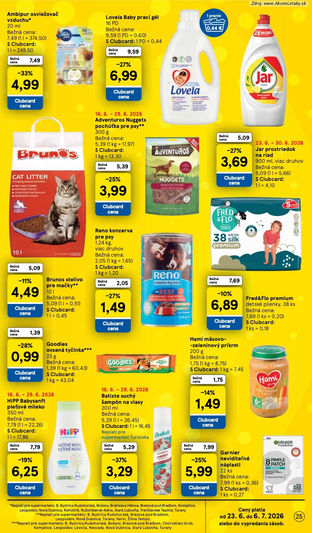 Leták Tesco (24. 6. - 30. 6. 2026) - strana 25 z 33