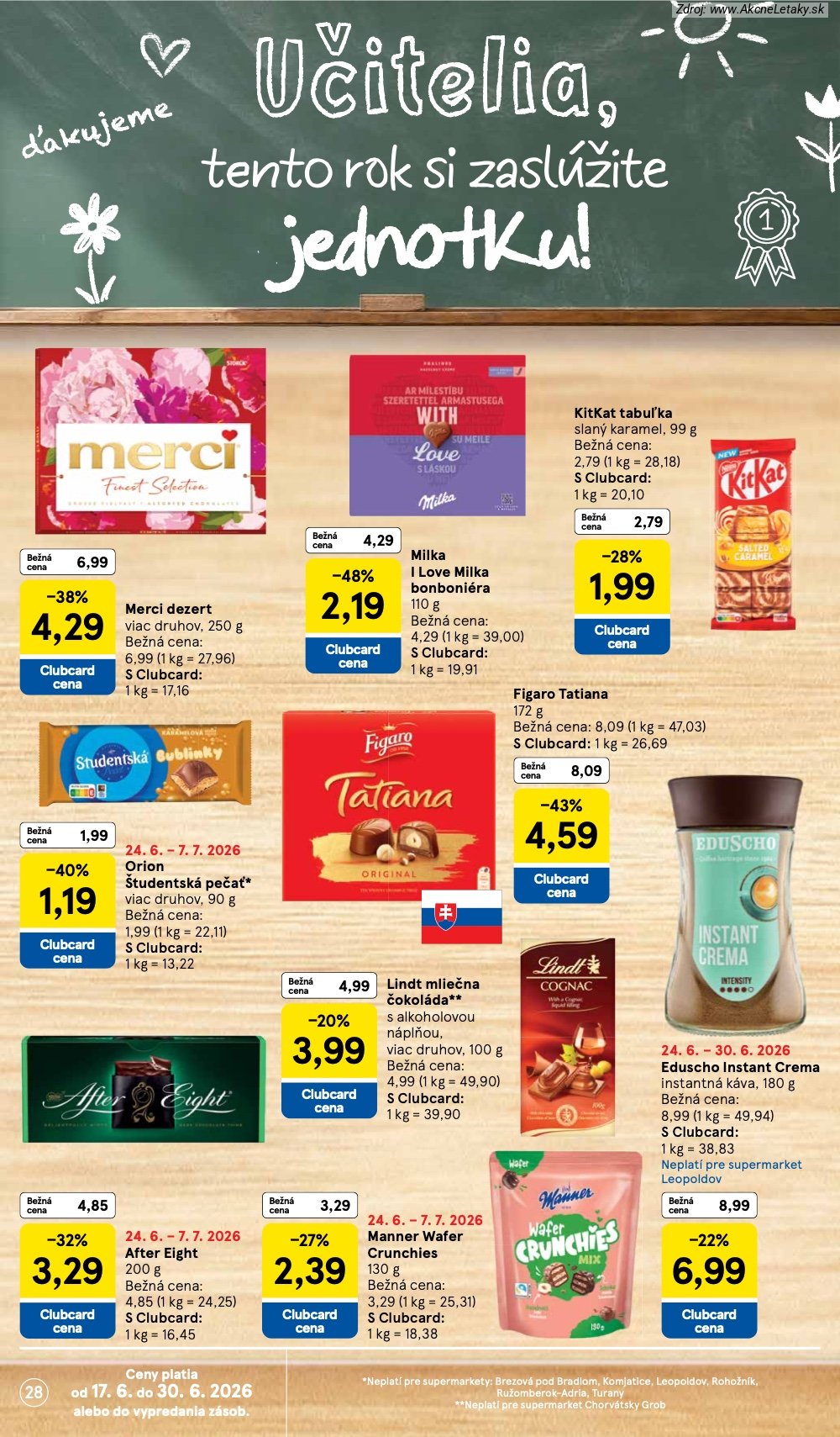Leták Tesco (24. 6. - 30. 6. 2026) - strana 28 z 33