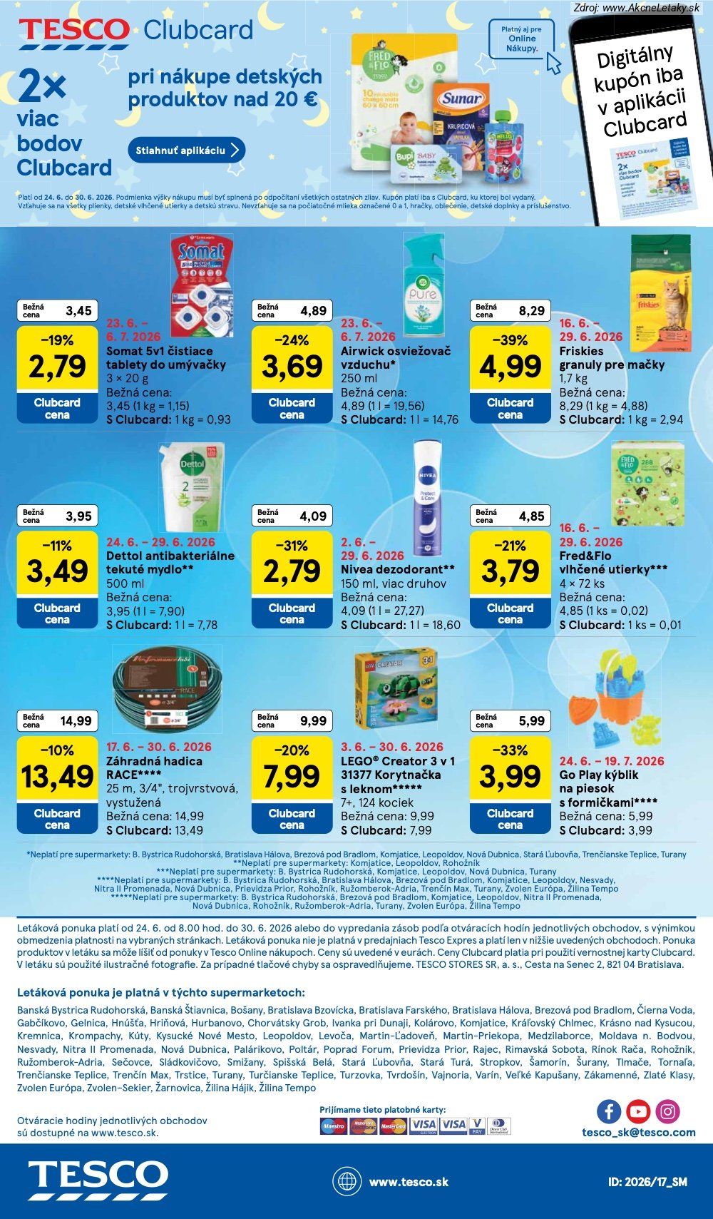 Leták Tesco (24. 6. - 30. 6. 2026) - strana 33 z 33