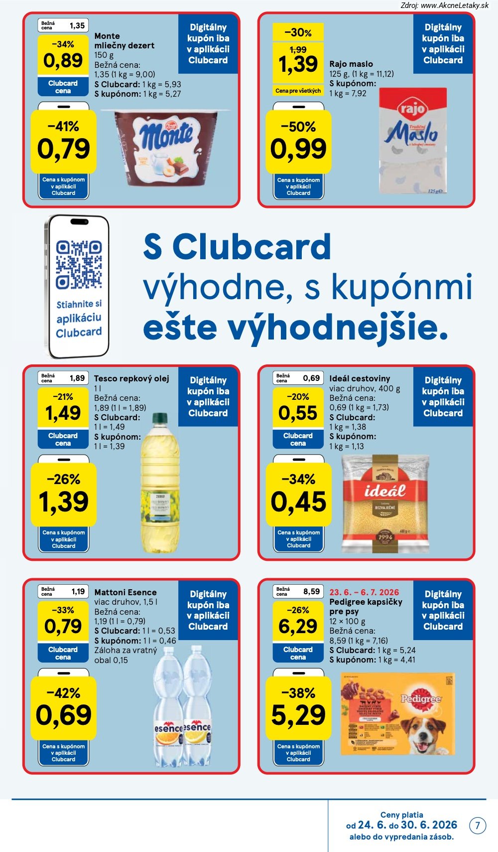 Leták Tesco (24. 6. - 30. 6. 2026) - strana 7 z 33