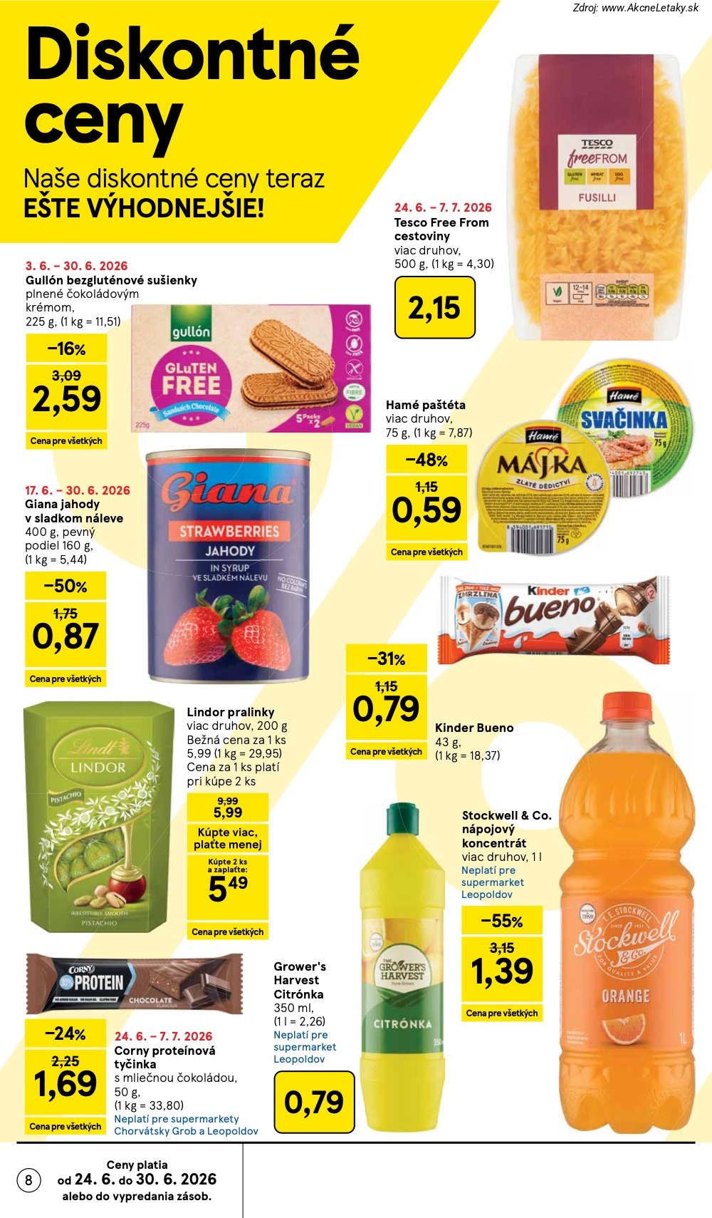 Leták Tesco (24. 6. - 30. 6. 2026) - strana 8 z 33