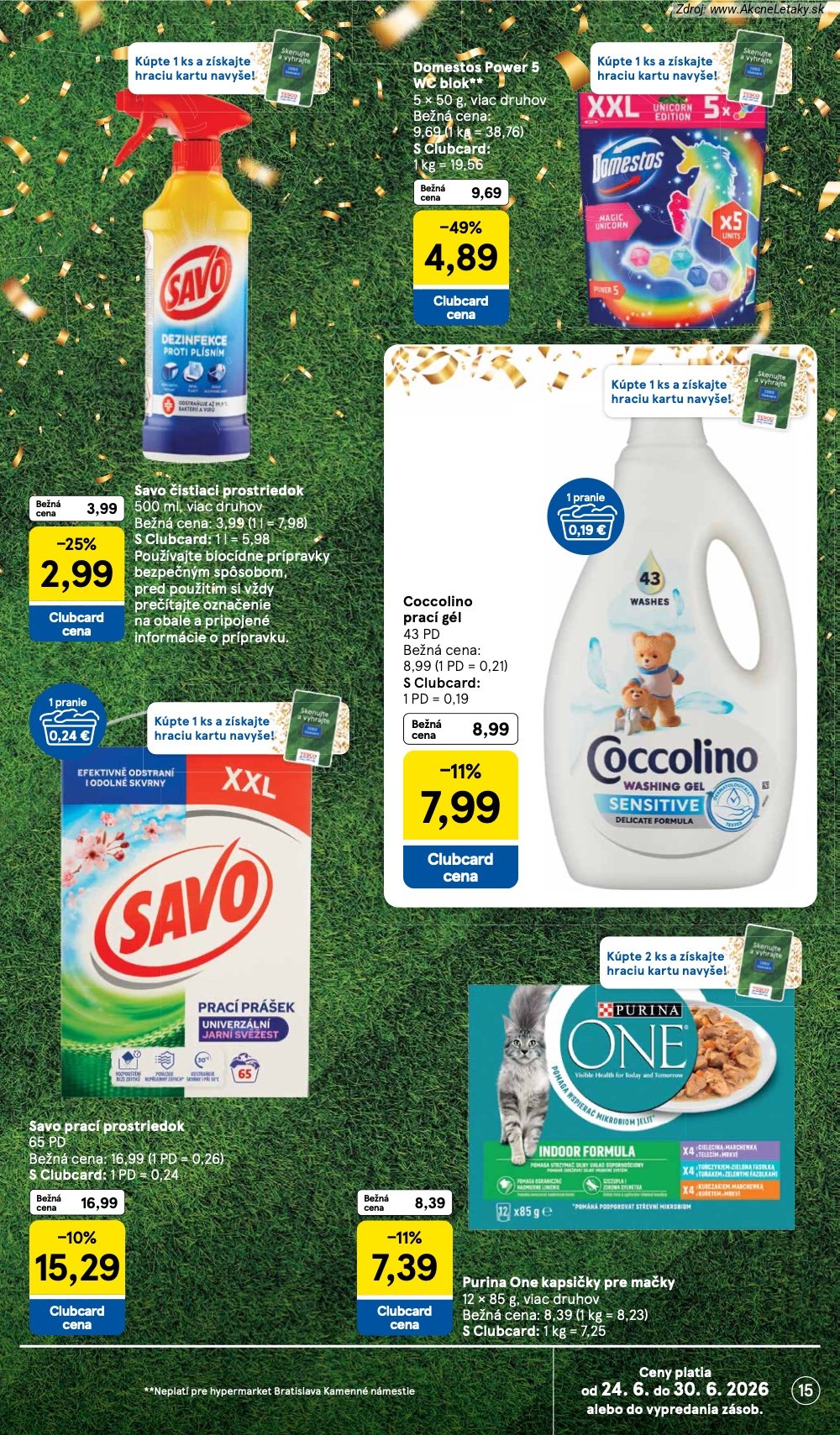 Leták Tesco (24. 6. - 30. 6. 2026) - strana 15 z 51
