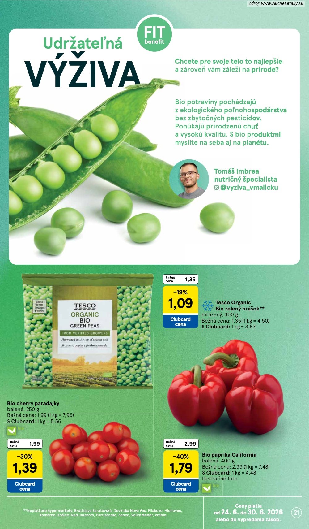 Leták Tesco (24. 6. - 30. 6. 2026) - strana 21 z 51