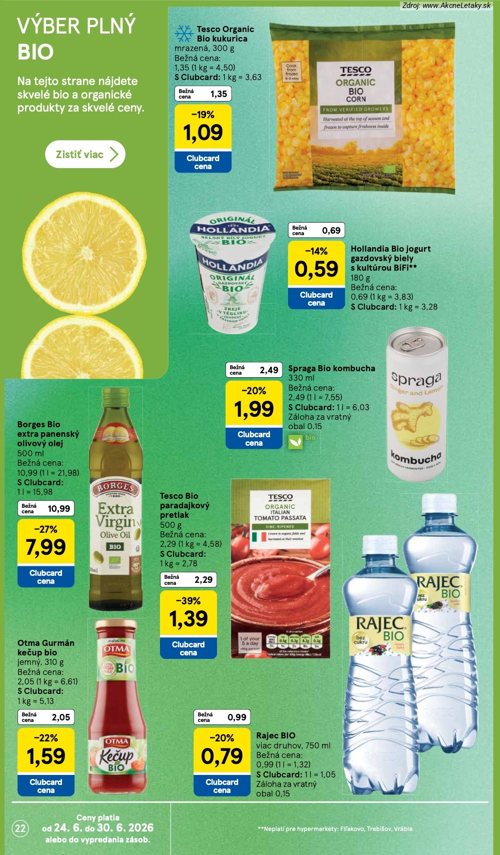 Leták Tesco (24. 6. - 30. 6. 2026) - strana 22 z 51