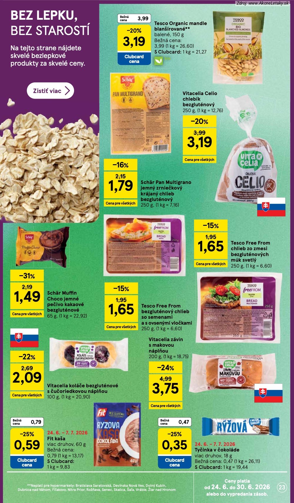 Leták Tesco (24. 6. - 30. 6. 2026) - strana 23 z 51
