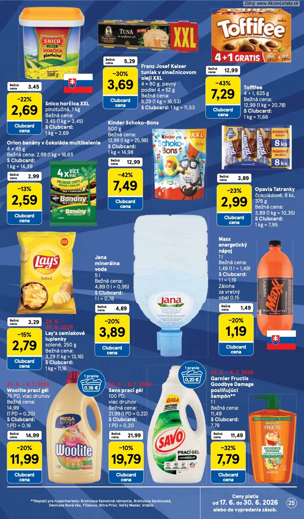 Leták Tesco (24. 6. - 30. 6. 2026) - strana 25 z 51
