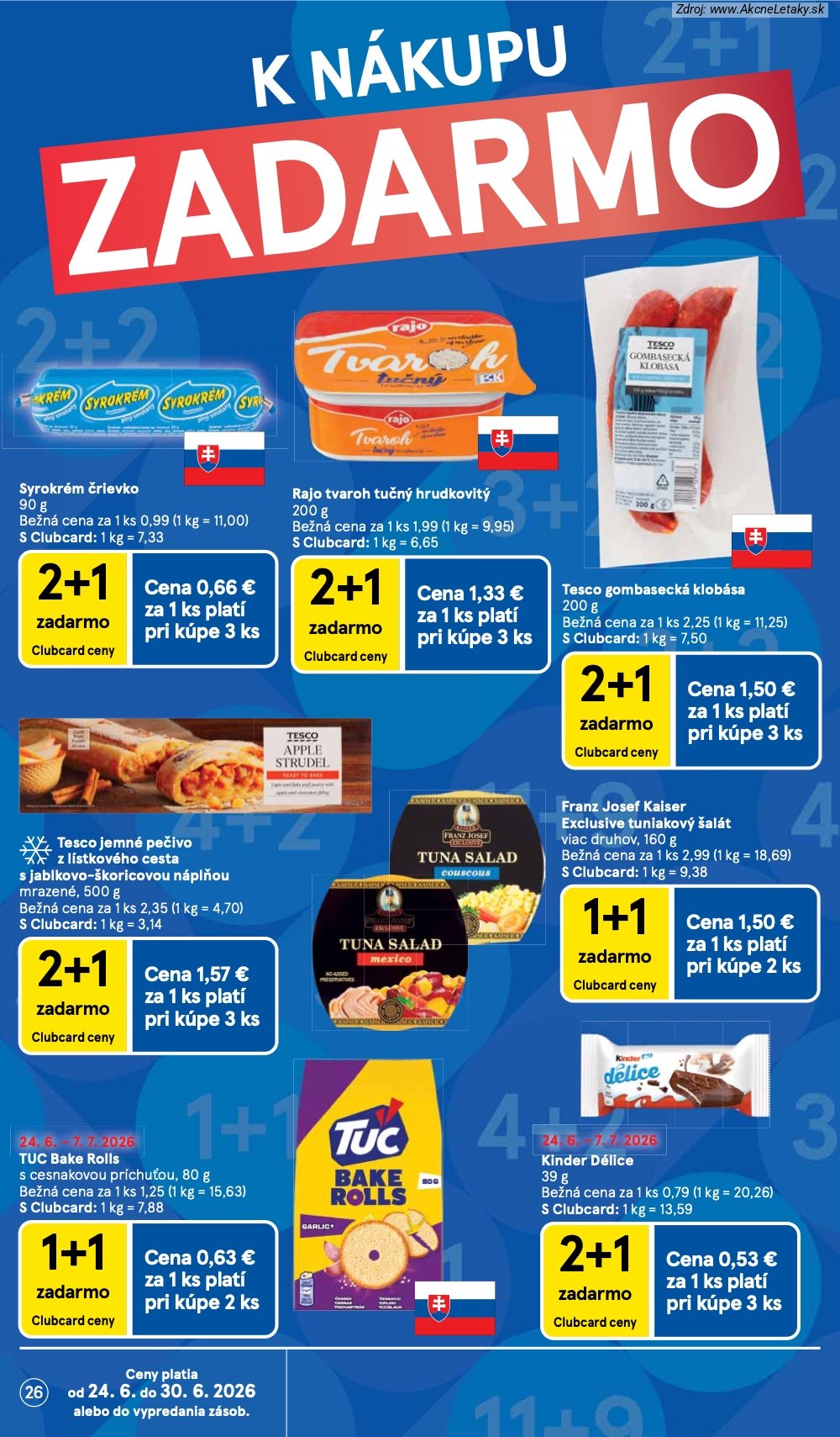 Leták Tesco (24. 6. - 30. 6. 2026) - strana 26 z 51