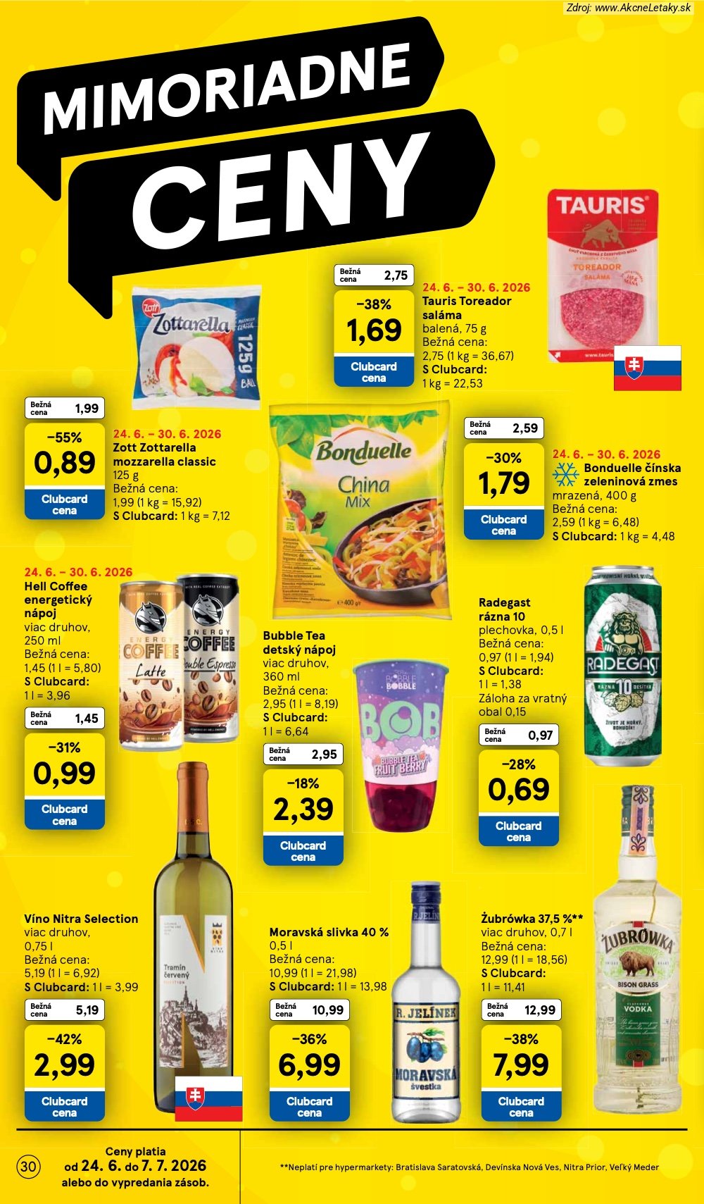 Leták Tesco (24. 6. - 30. 6. 2026) - strana 30 z 51