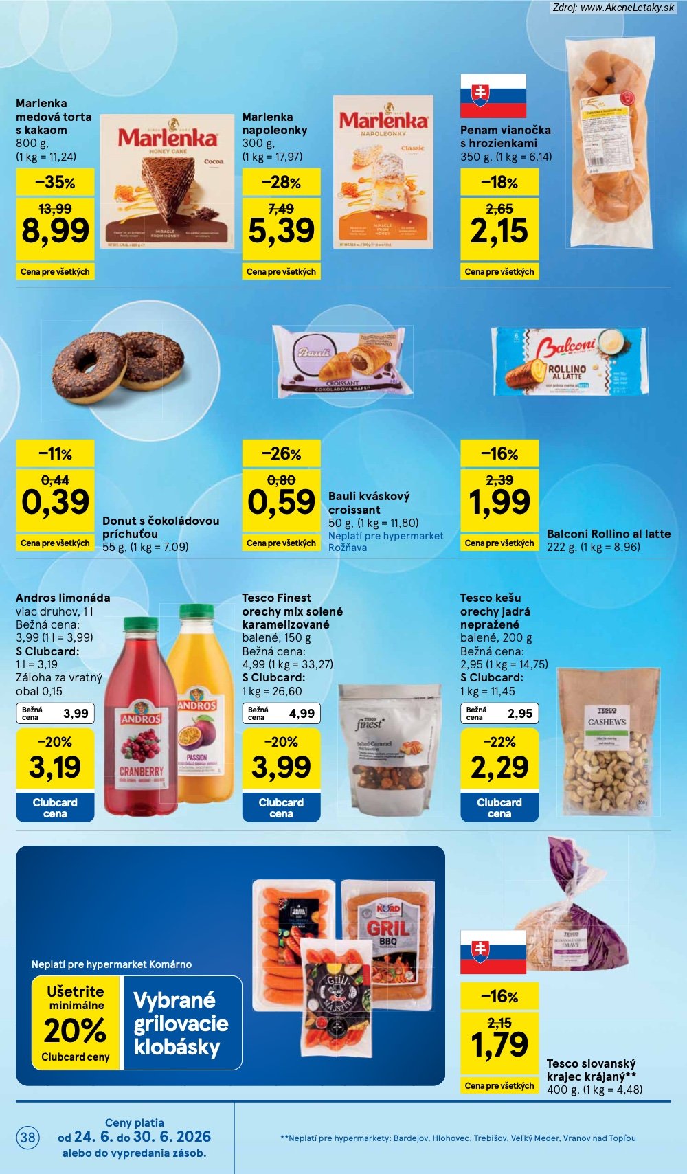 Leták Tesco (24. 6. - 30. 6. 2026) - strana 38 z 51