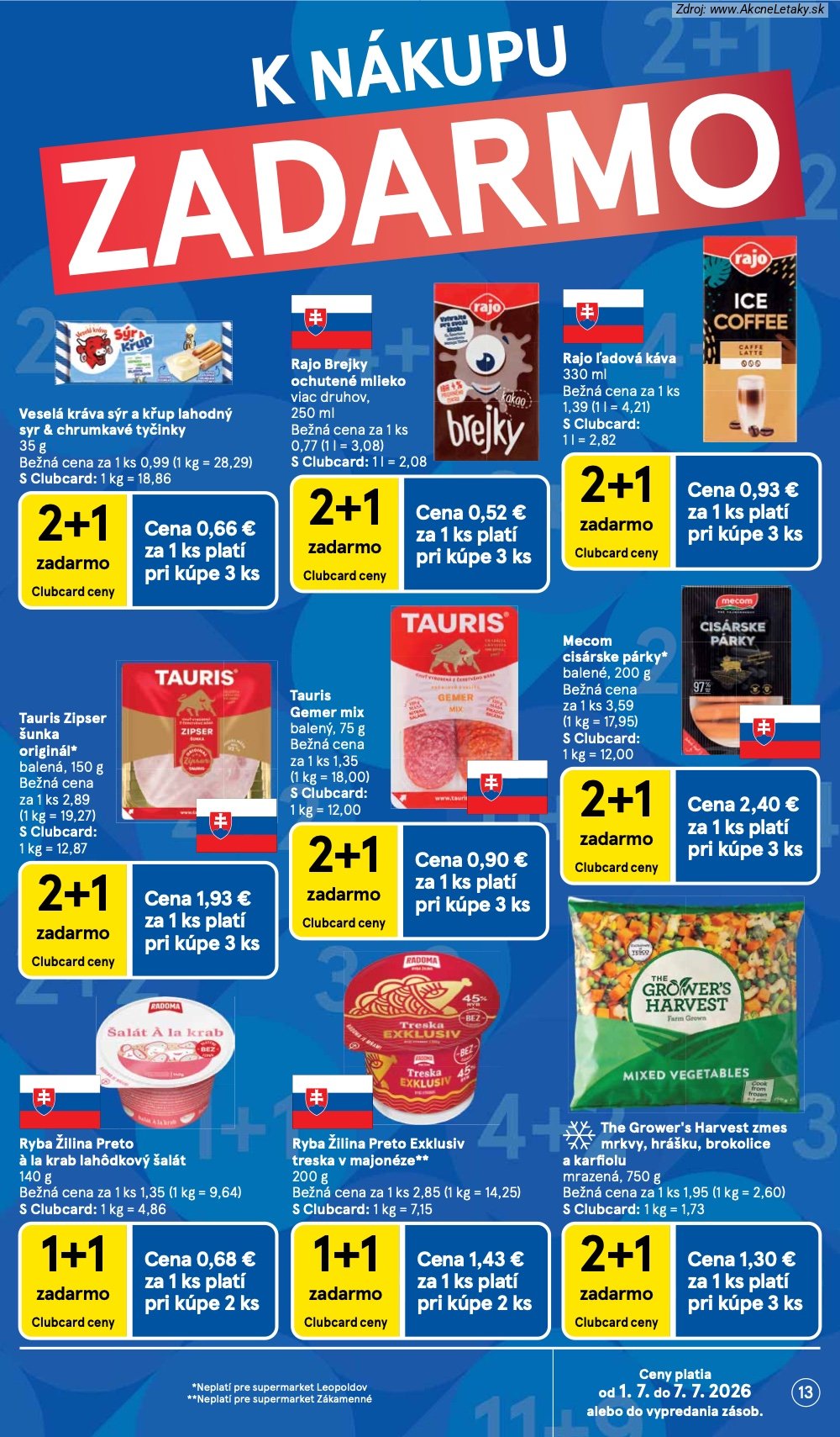 Leták Tesco (1. 7. - 7. 7. 2026) - strana 13 z 25