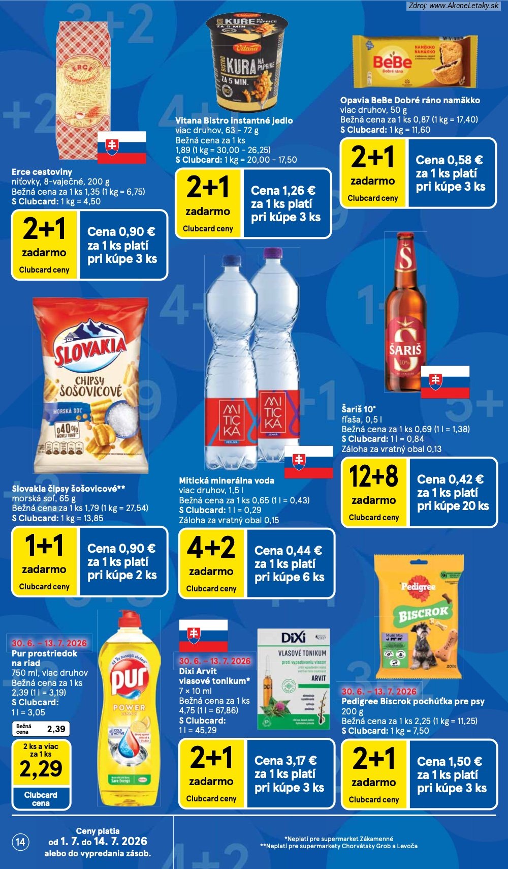 Leták Tesco (1. 7. - 7. 7. 2026) - strana 14 z 25