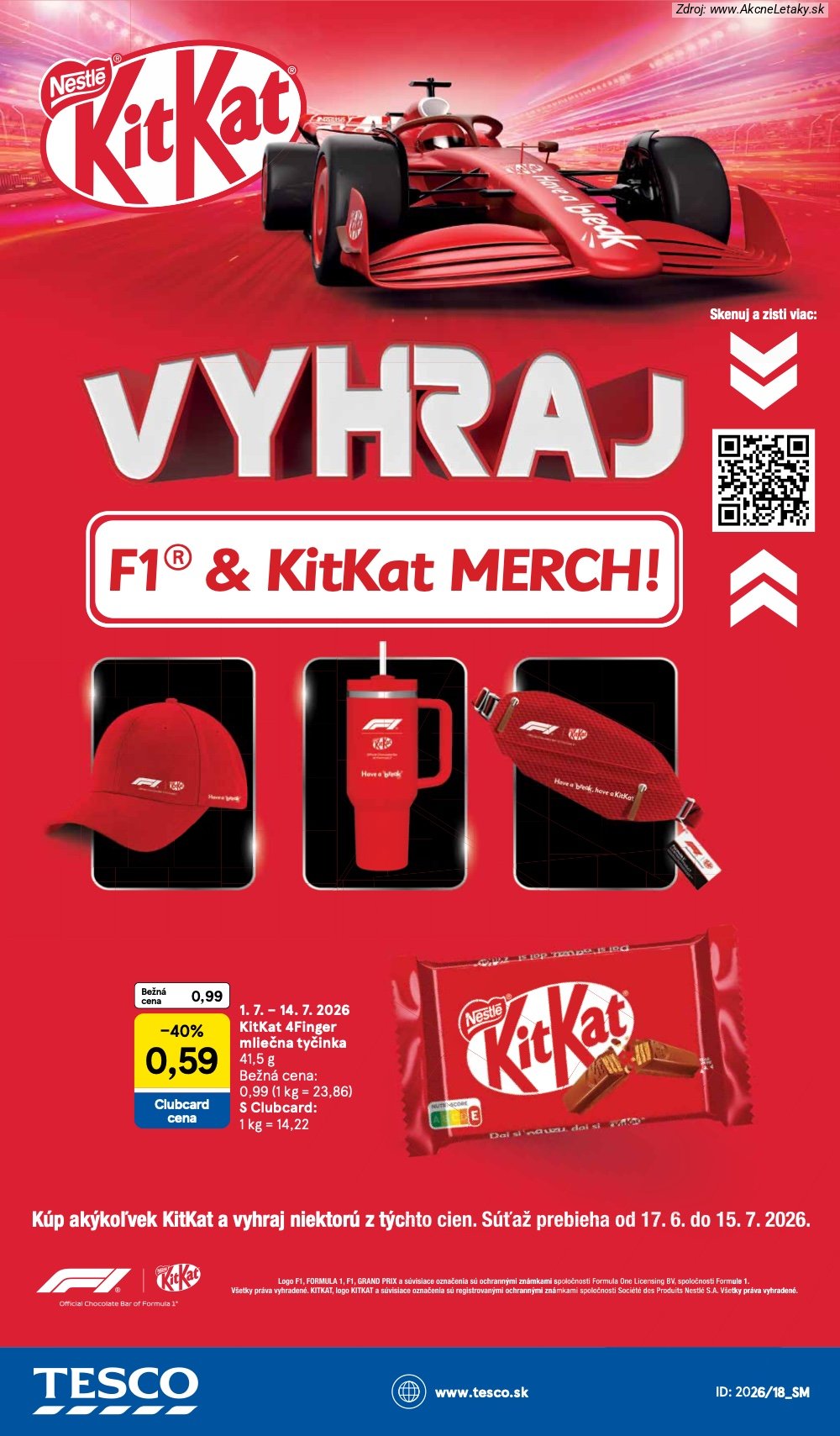 Leták Tesco (1. 7. - 7. 7. 2026) - strana 25 z 25