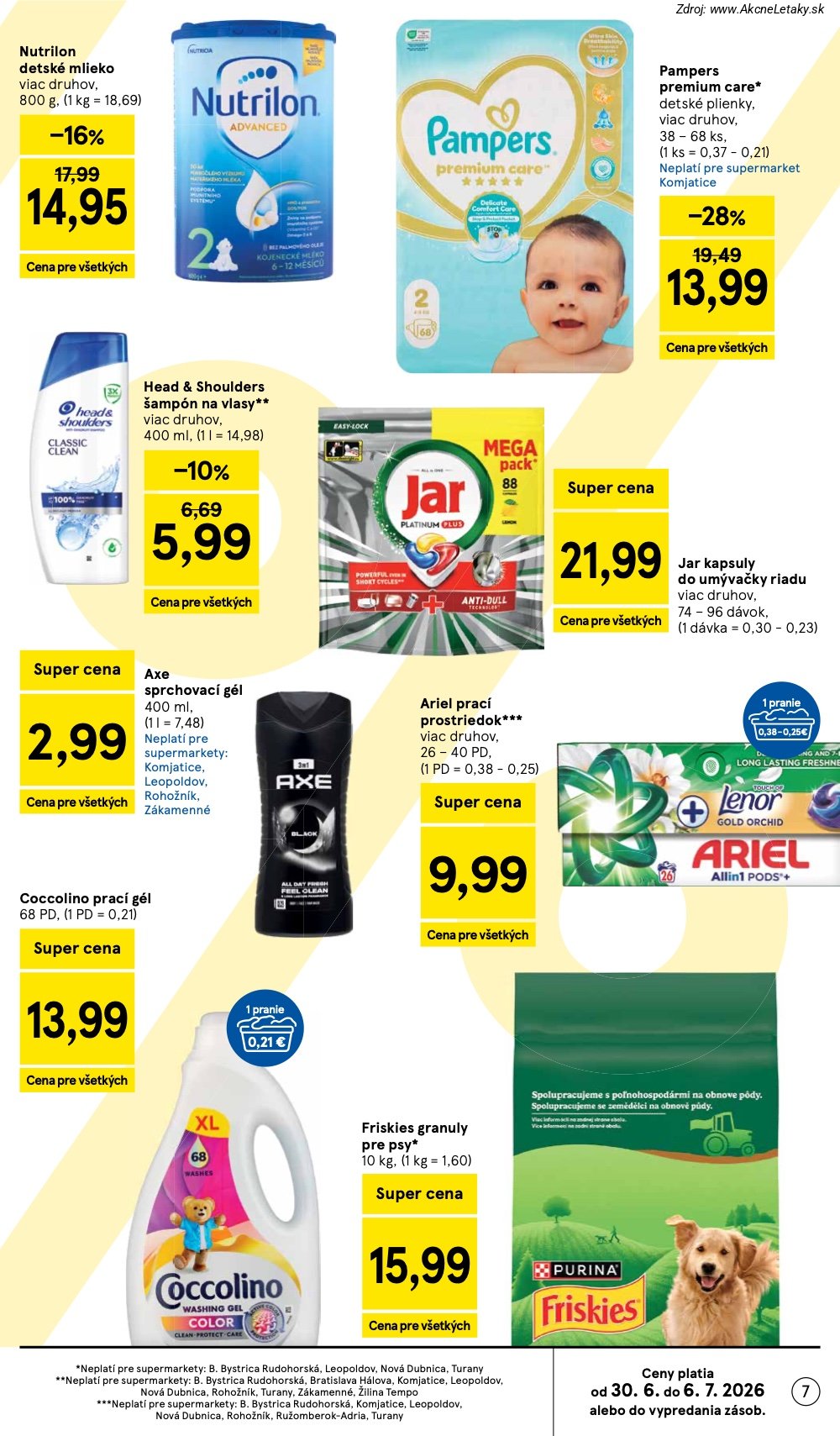 Leták Tesco (1. 7. - 7. 7. 2026) - strana 7 z 25