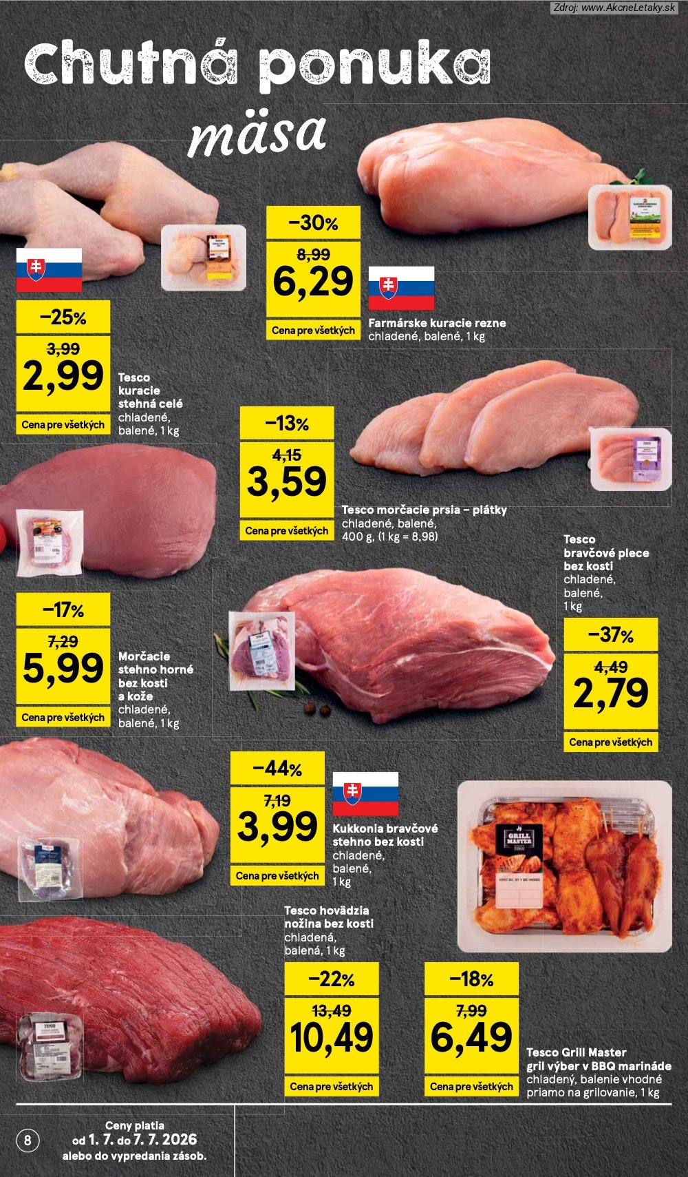 Leták Tesco (1. 7. - 7. 7. 2026) - strana 8 z 25