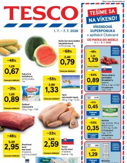Leták Tesco