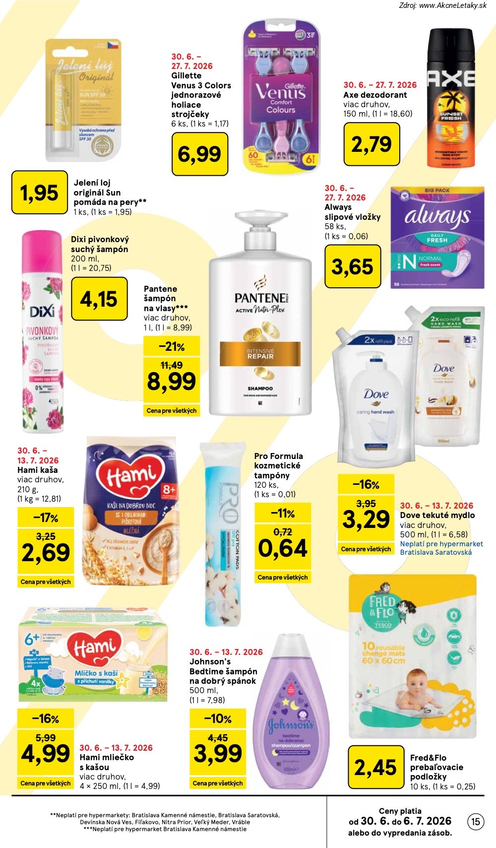 Leták Tesco (1. 7. - 7. 7. 2026) - strana 15 z 48