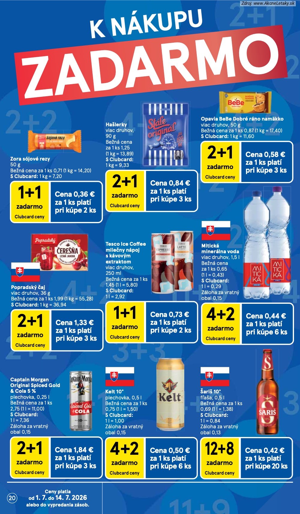 Leták Tesco (1. 7. - 7. 7. 2026) - strana 20 z 48