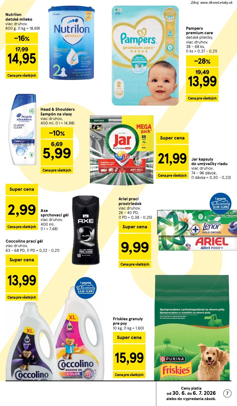 Leták Tesco (1. 7. - 7. 7. 2026) - strana 7 z 48