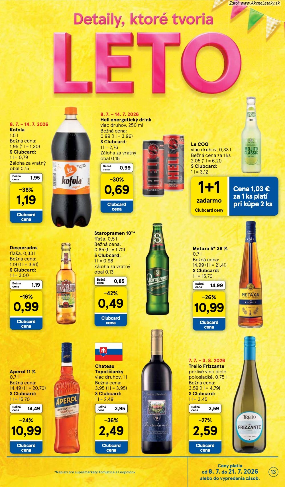 Leták Tesco (8. 7. - 14. 7. 2026) - strana 13 z 27